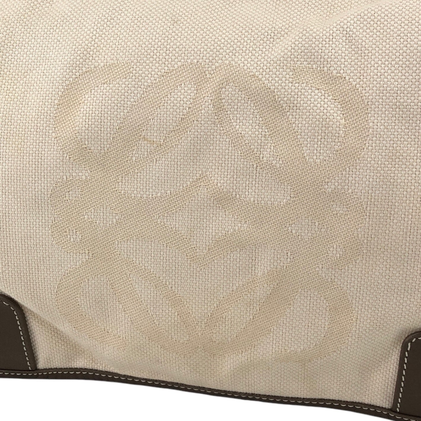 LOEWE Anagram Shoulder bag Beige Vintage u8w446