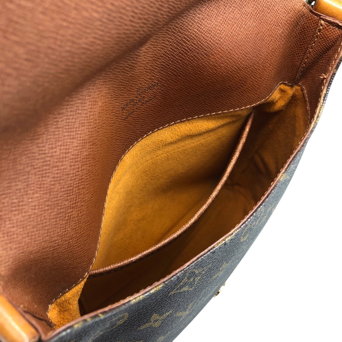 LOUIS VUITTON Monogram Shoulder bag Brown Vintage ga4vru