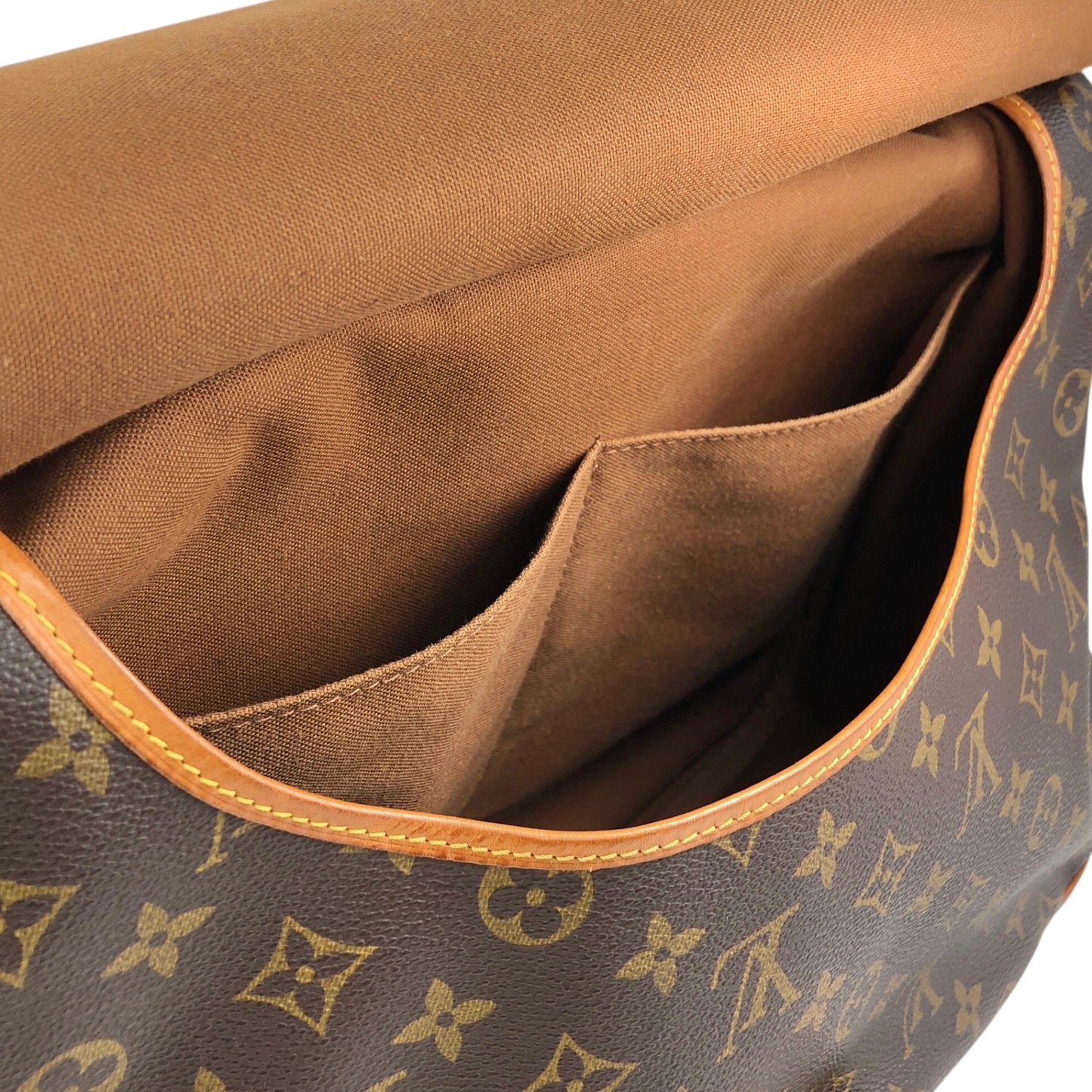 LOUIS VUITTON Monogram Shoulder bag Brown M42256 Vintage 38nfh4