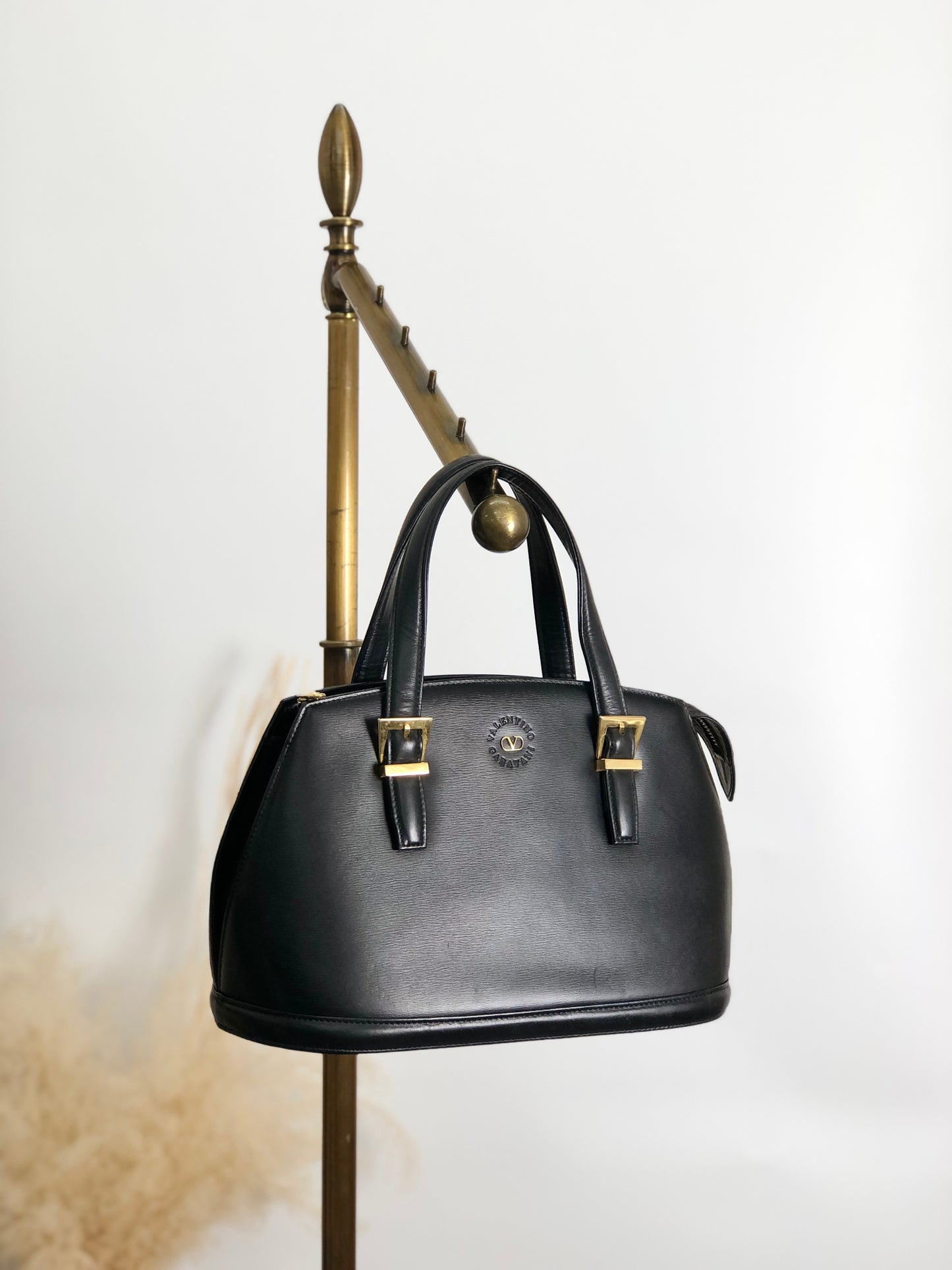 VALENTINO GARAVANI 標誌手袋 黑色 Vintage bdrkye