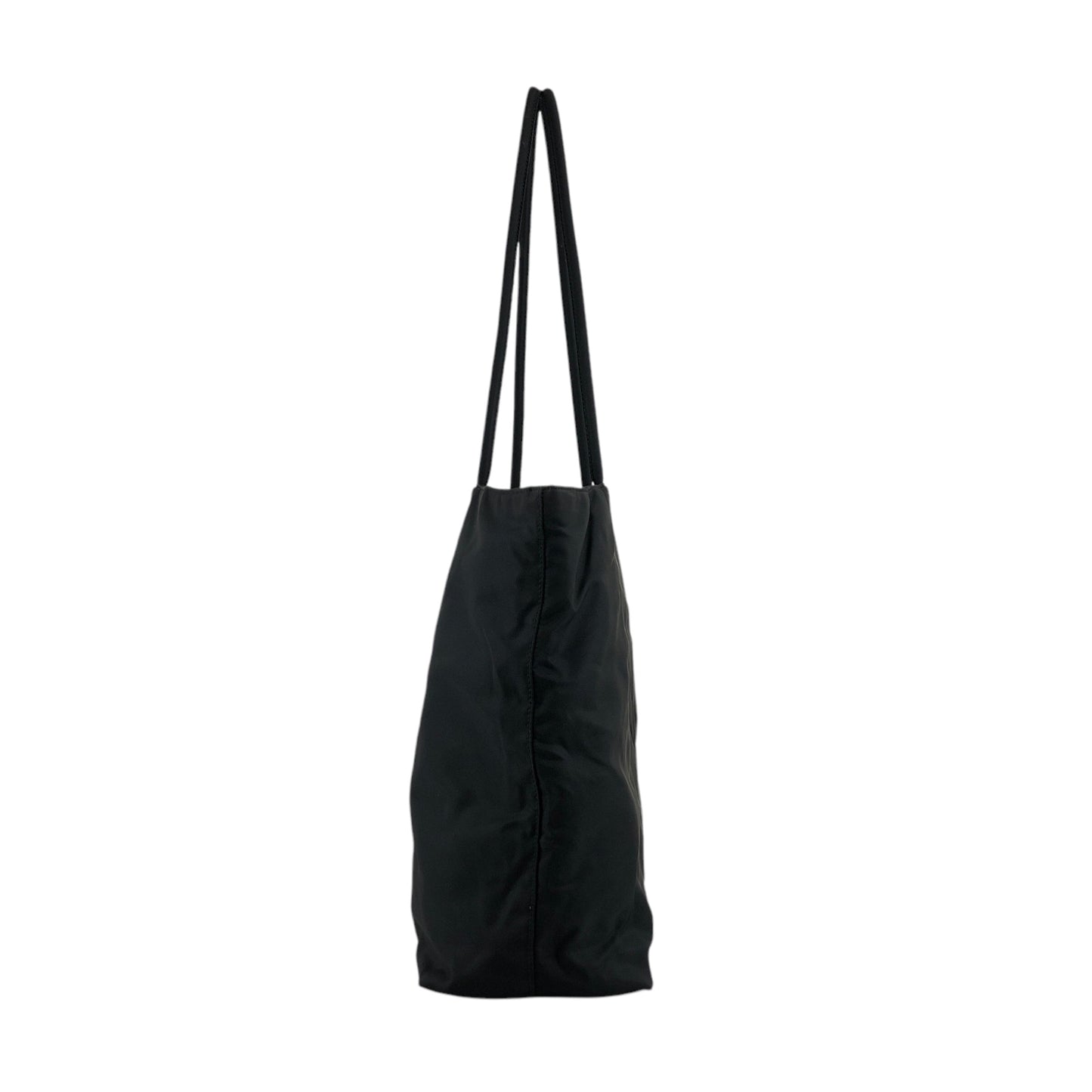 PRADA Triangle Logo Totebag Black Vintage v2r633