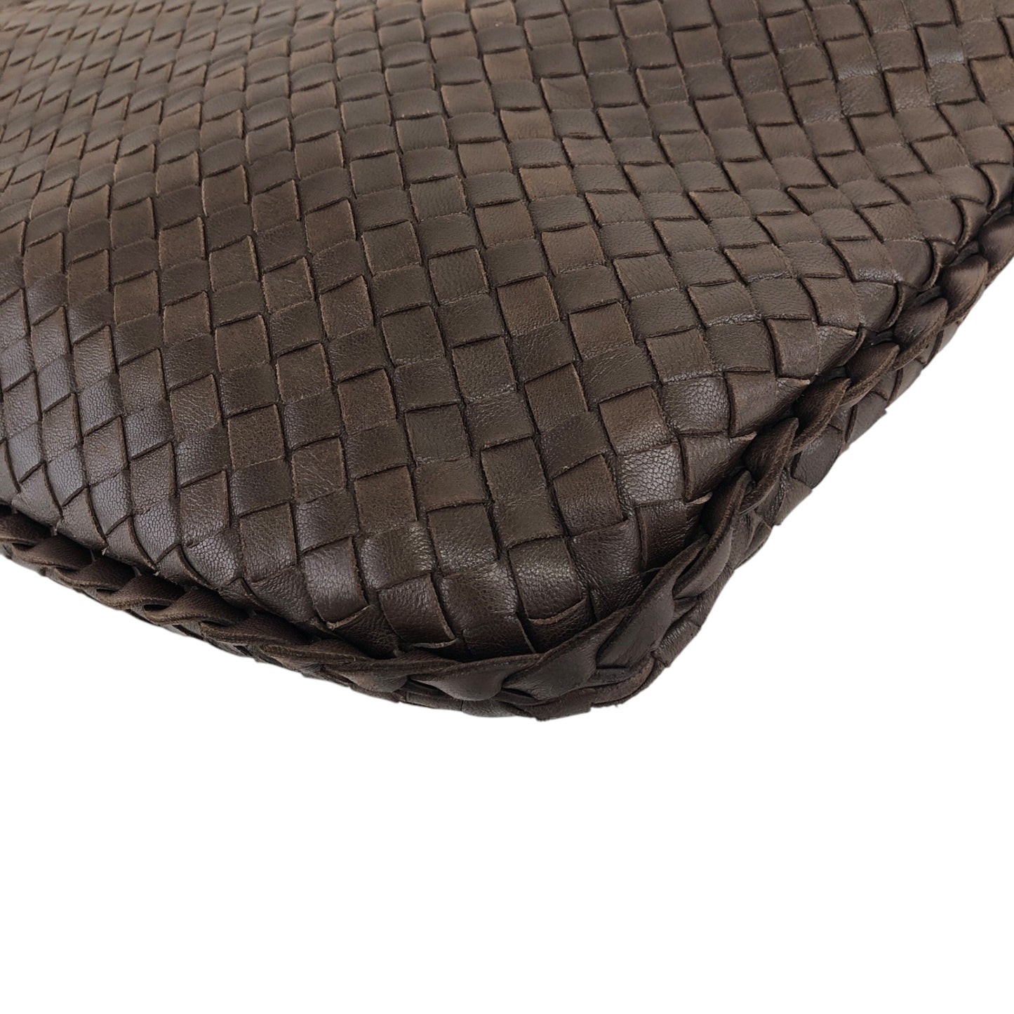 Bottega Veneta Intrecciato Shoulder bag Hobobag Brown Vintage 8kxwhy