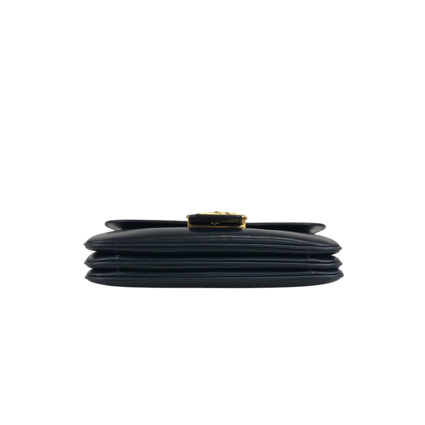 CELINE Horse Bit Shoulder bag Dark Navy Vintage k2egpz