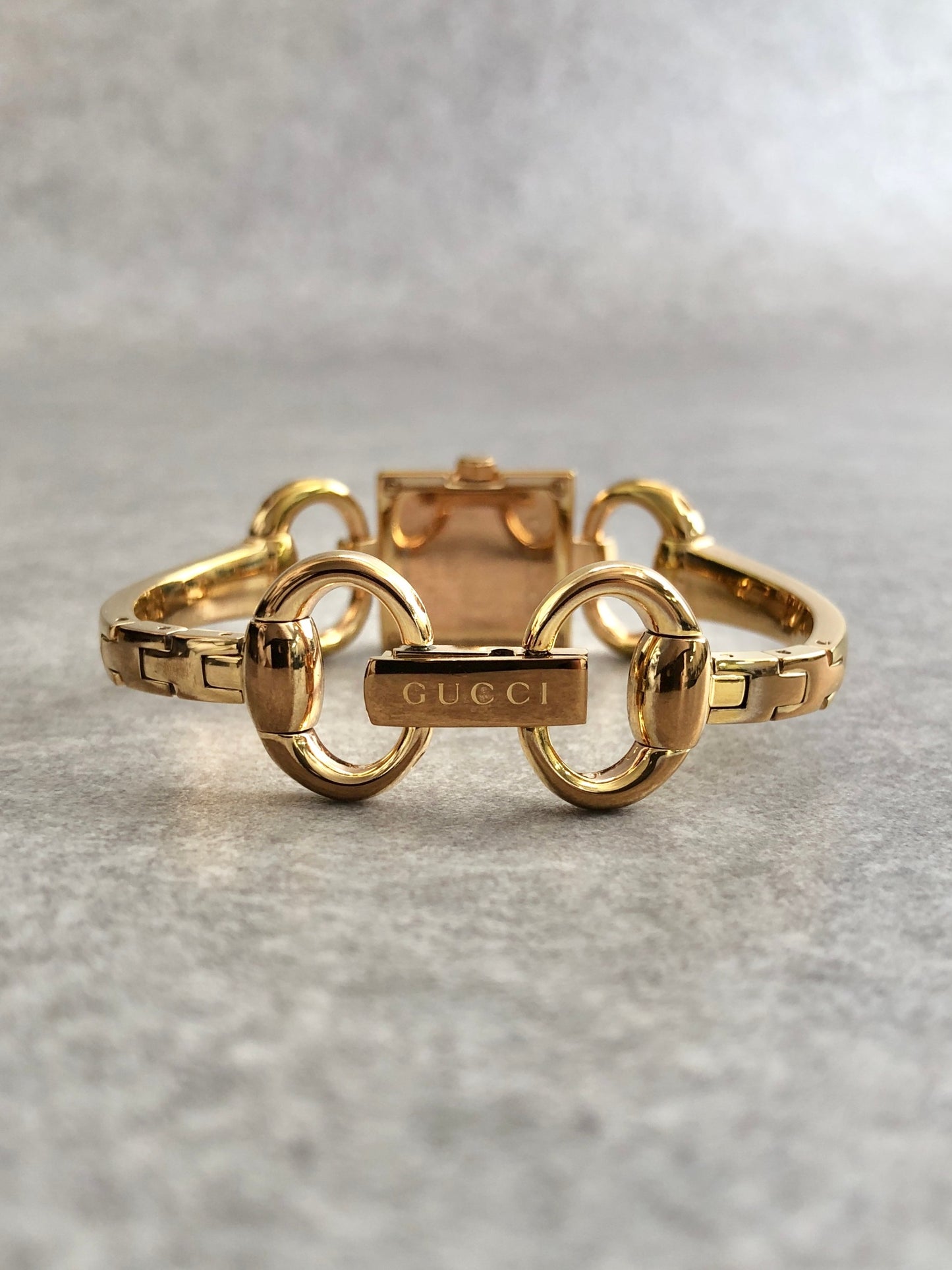 GUCCI Quartz Watch Gold Vintage mmeza3