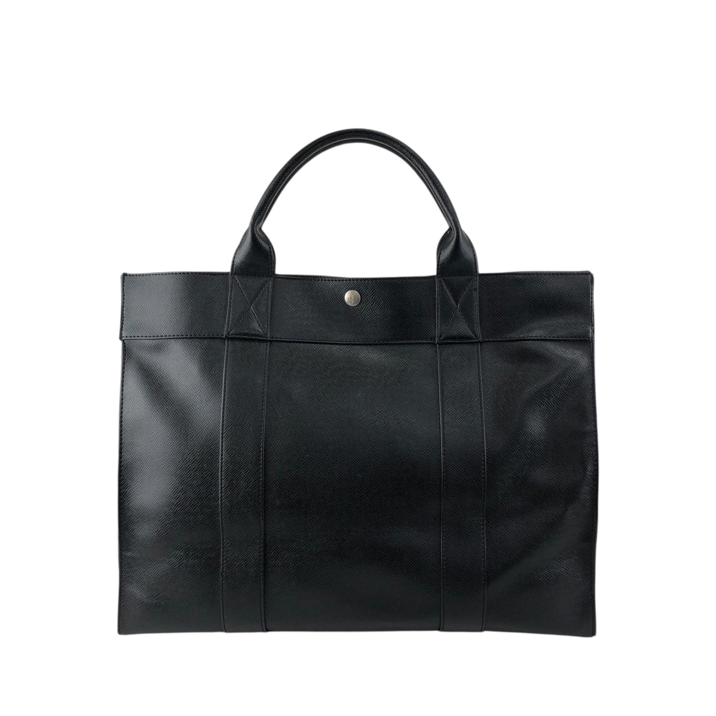 Yves Saint Laurent Logo Handbag Black Vintage 7pcndx