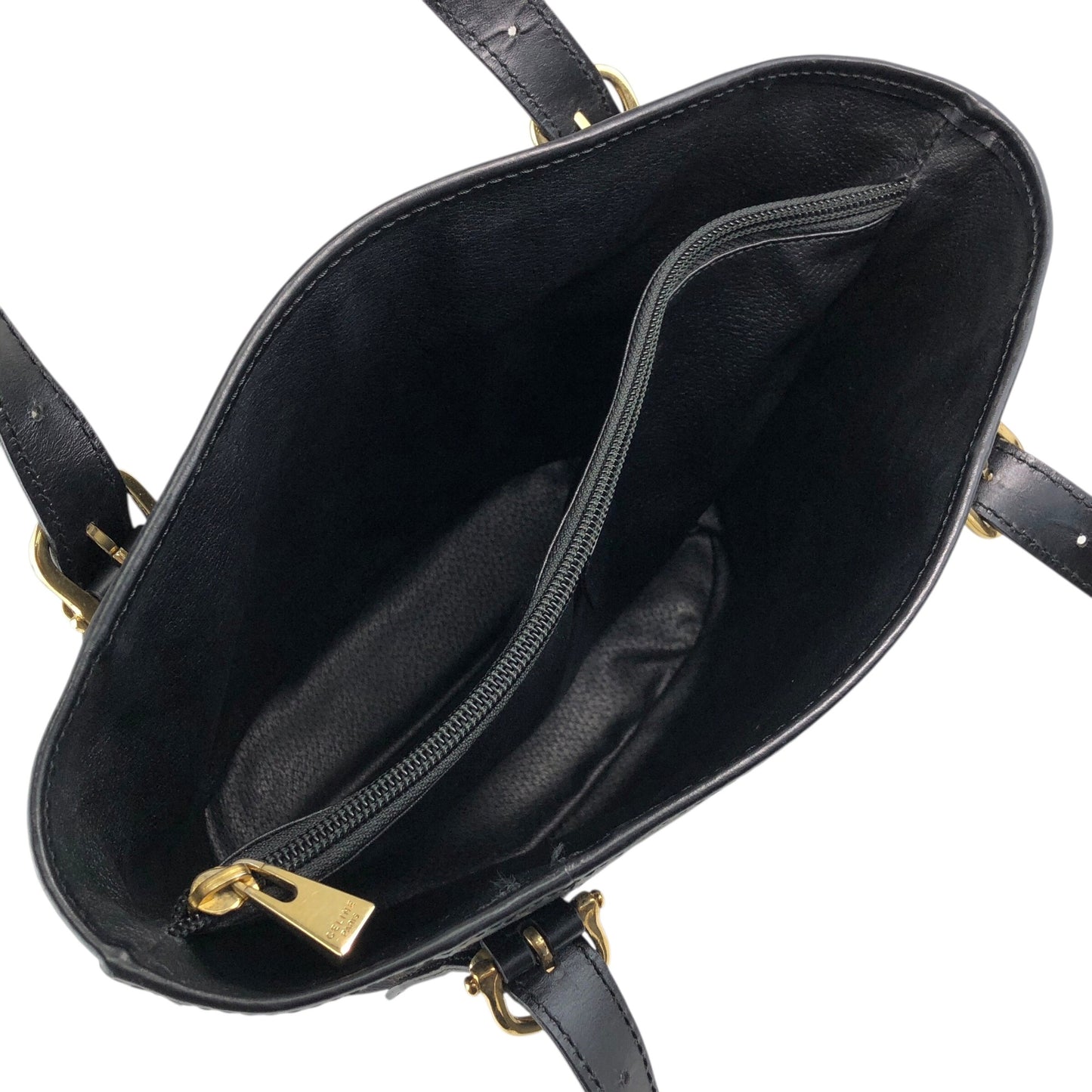 CELINE Macadam Blason Totebag Black Vintage jxzimy