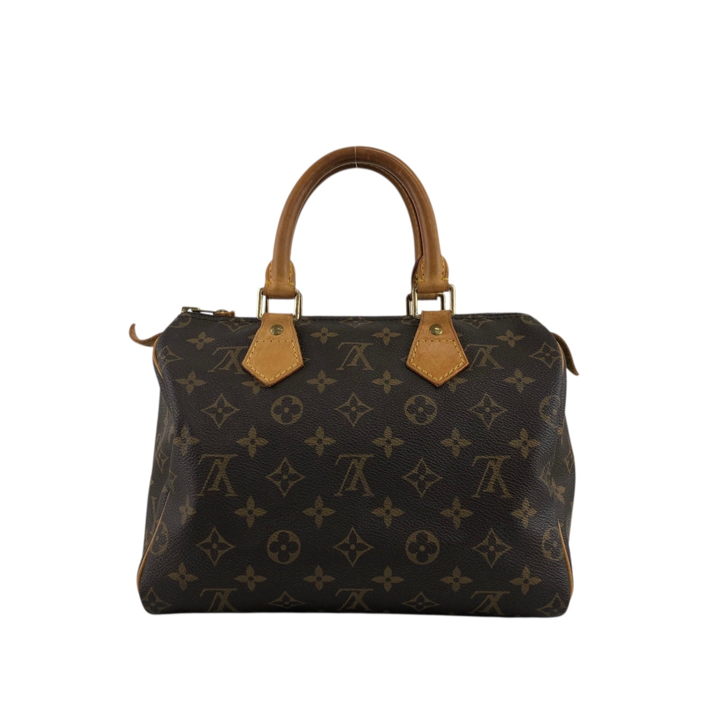LOUIS VUITTON Monogram Small Boston bag Handbag Brown Vintage ffjgk5