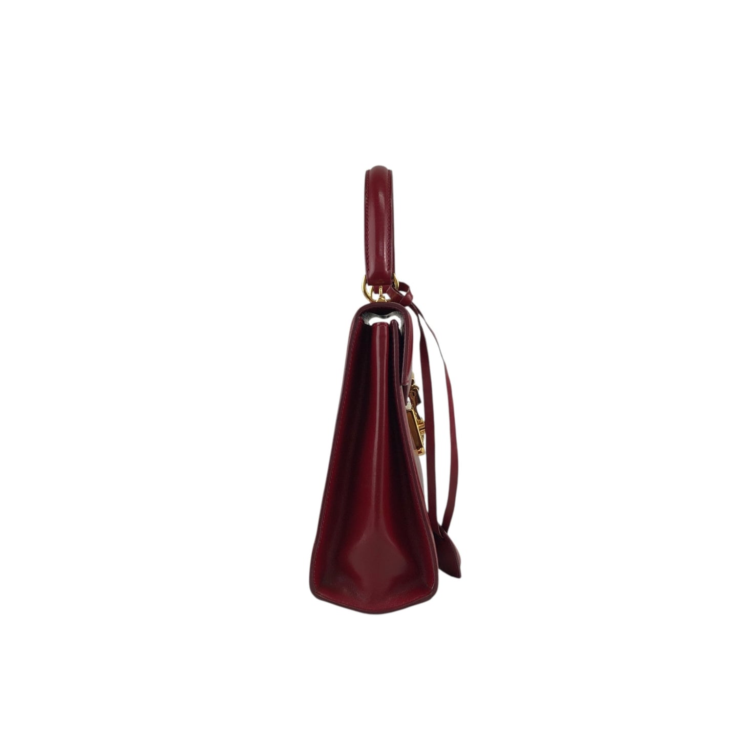 GUCCI Two-way Handbag Shoulder bag Red Vintage stnb53