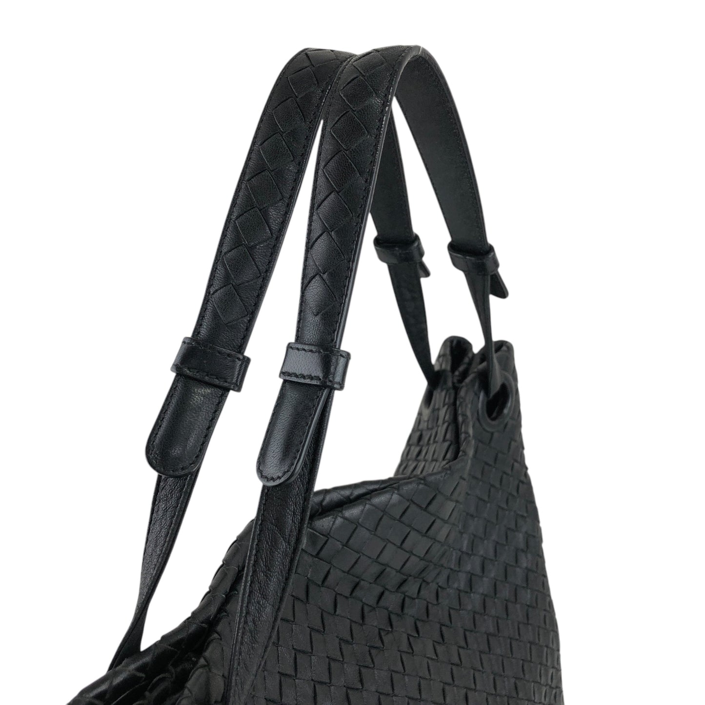 Bottega Veneta Intrecciato 單肩包 黑色 Vintage 4ytbbh