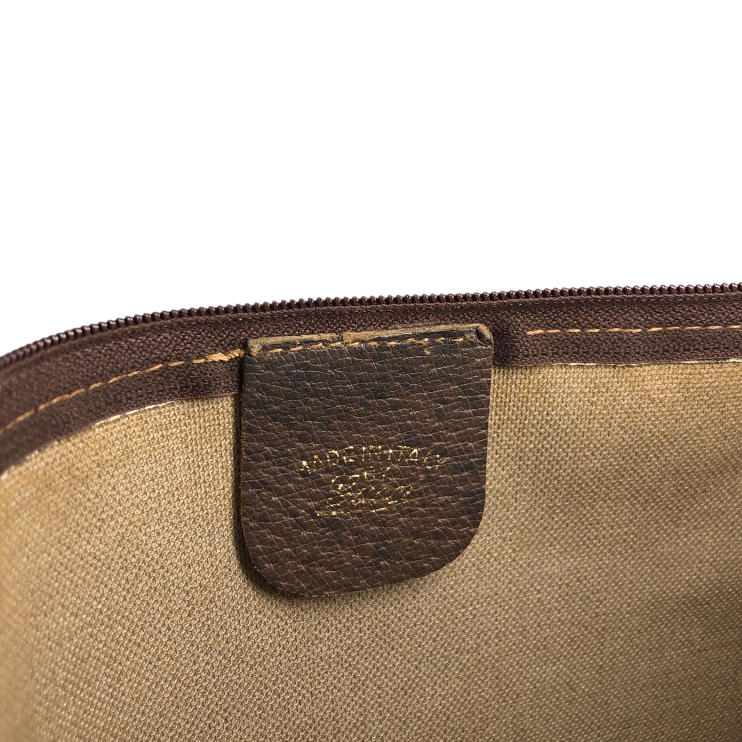 GUCCI GG Pattern Clutch bag Beige Vintage sjn56b
