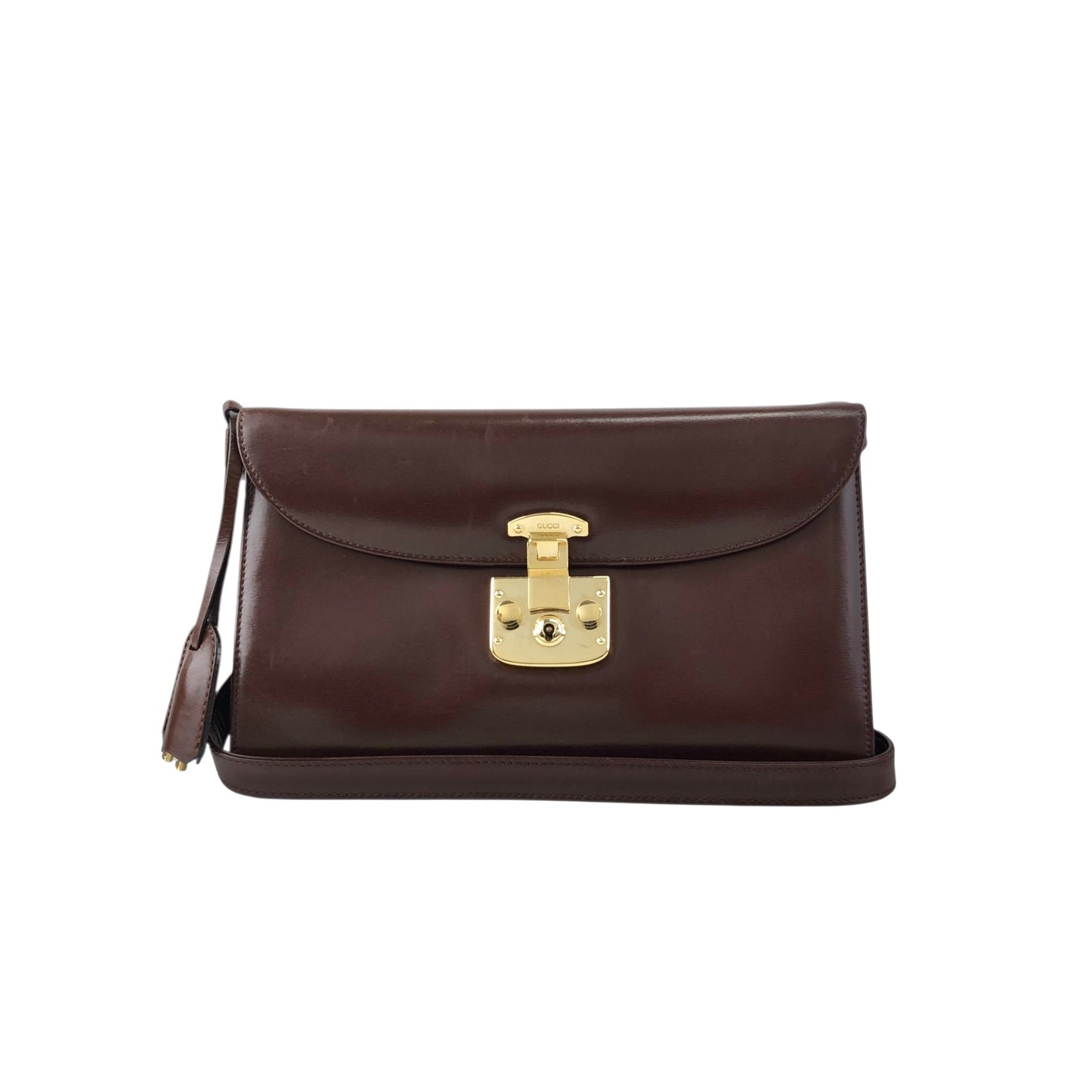 GUCCI Shoulder bag Brown Vintage imbphx