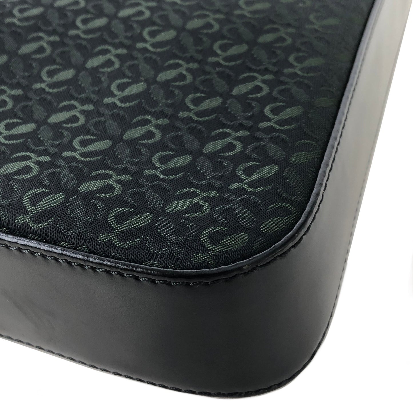 LOEWE Anagram Logo Full Patterns Fabric Shoulder bag Black Vintage 7hprps