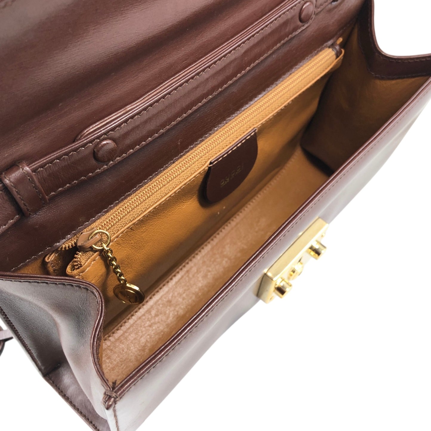 GUCCI Shoulder bag Brown Vintage imbphx