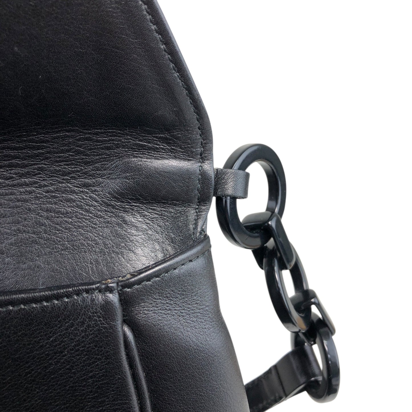 Salvatore Ferragamo Gancini 單肩包 Hobobag 黑色 復古 5vrh26