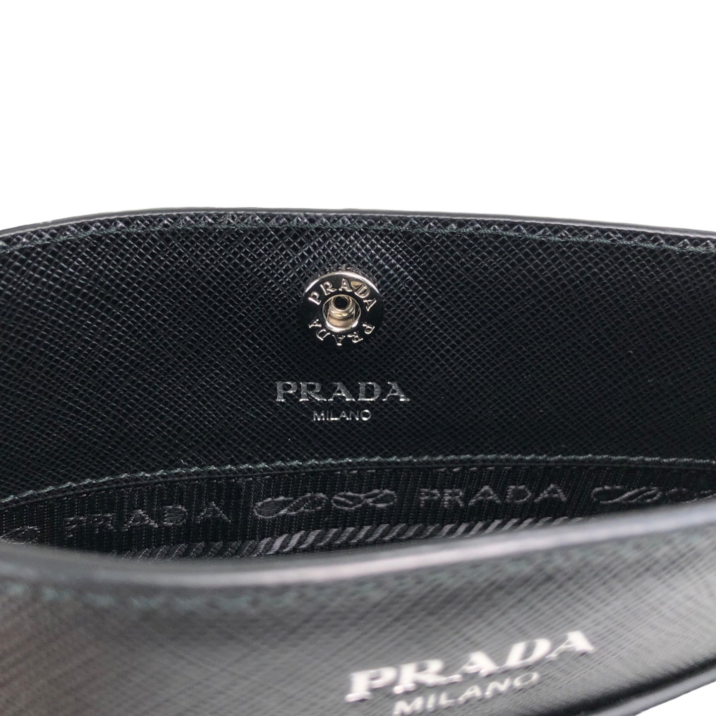 PRADA Logo Small Shoulder bag Black Vintage j8w3eu