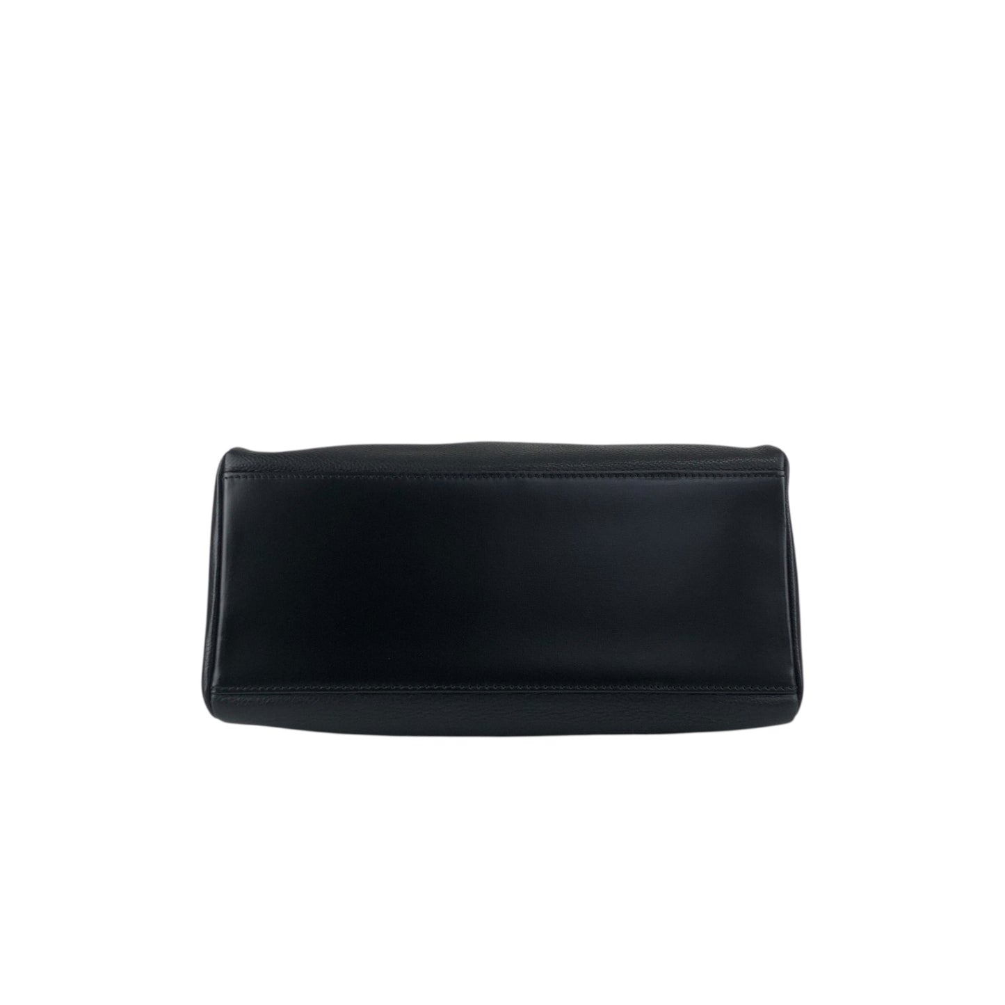LOEWE Logo Embossed Shoulder bag Black Vintage ni55eb