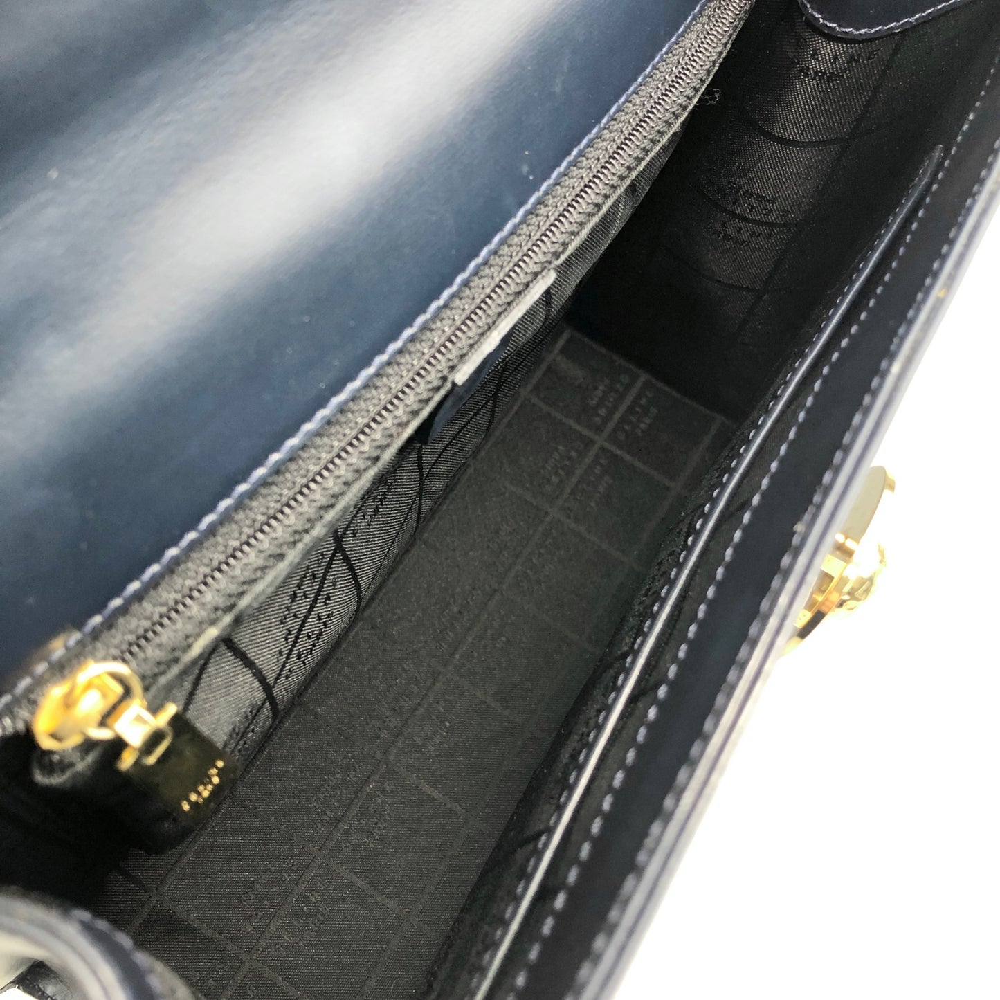 CELINE Starball Handbag Navy Vintage 5k3k8c