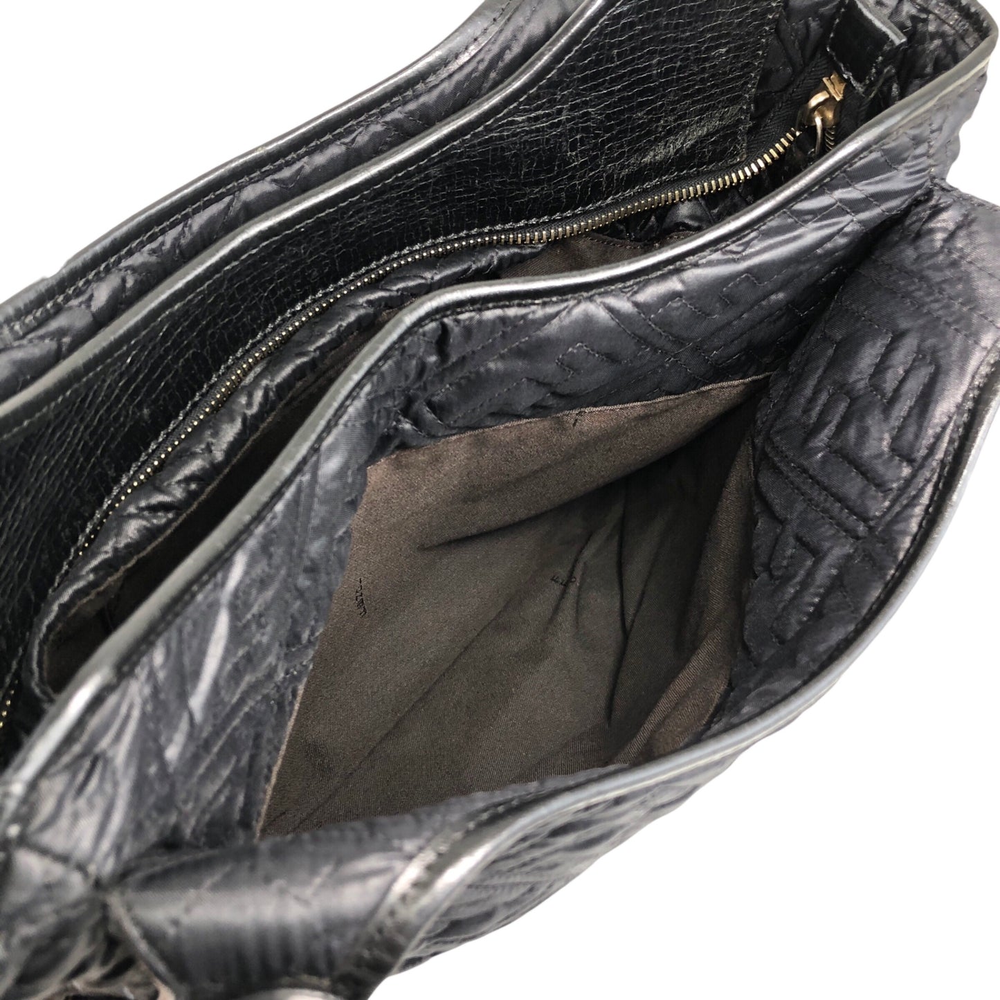 FENDI Logo Totebag Black Vintage nrjvhv