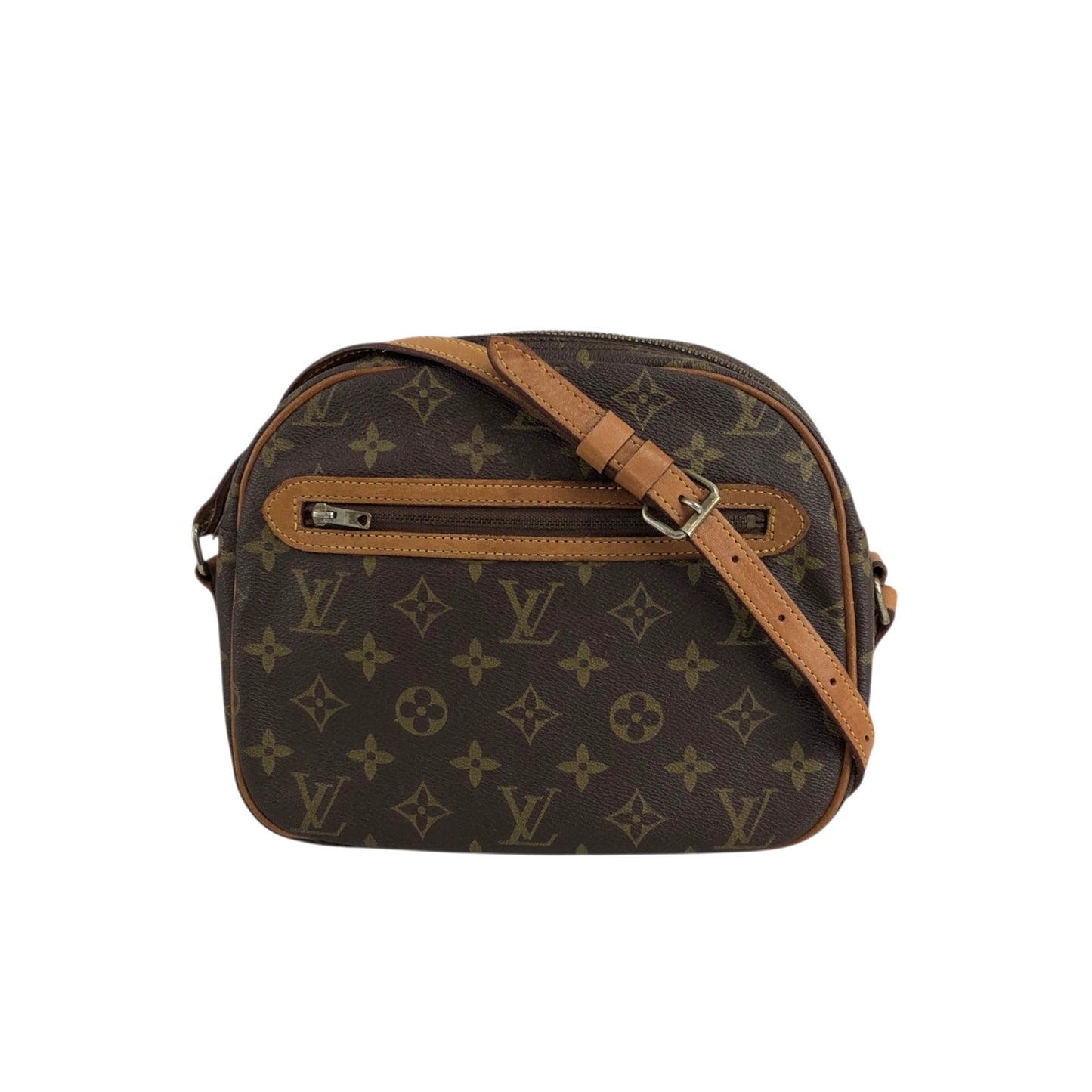 LOUIS VUITTON Monogram Shoulder bag Brown M51222 Vintage uvfdej