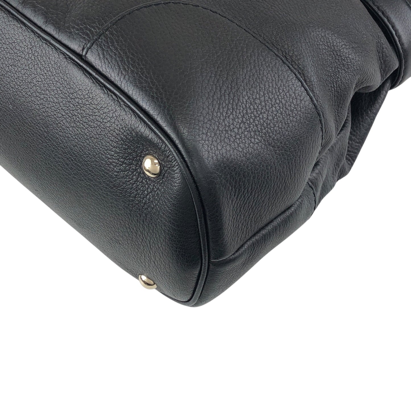 GUCCI Horse Bit Handbag Black 269943 Vintage wj5bxw