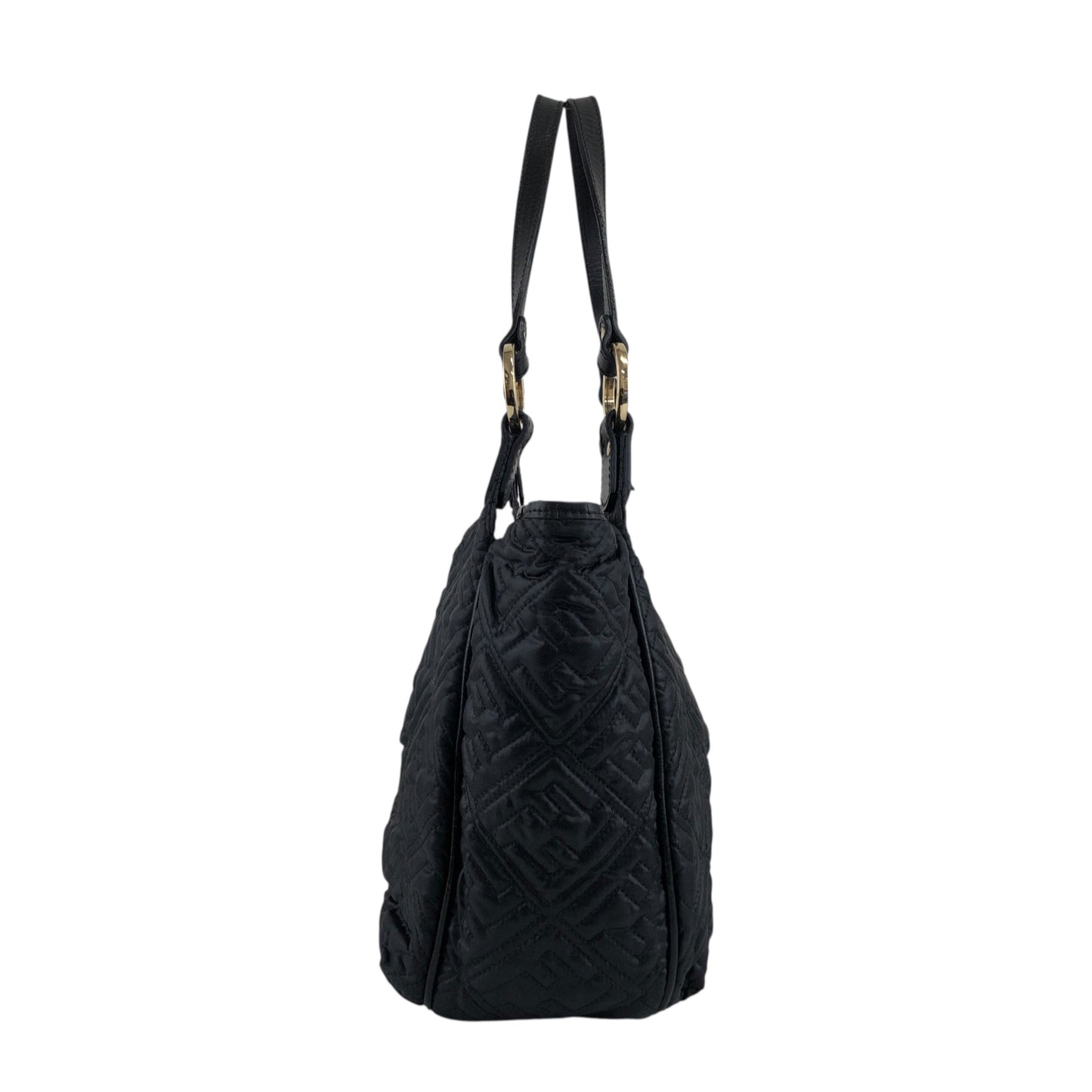 FENDI Logo Totebag Black Vintage nrjvhv