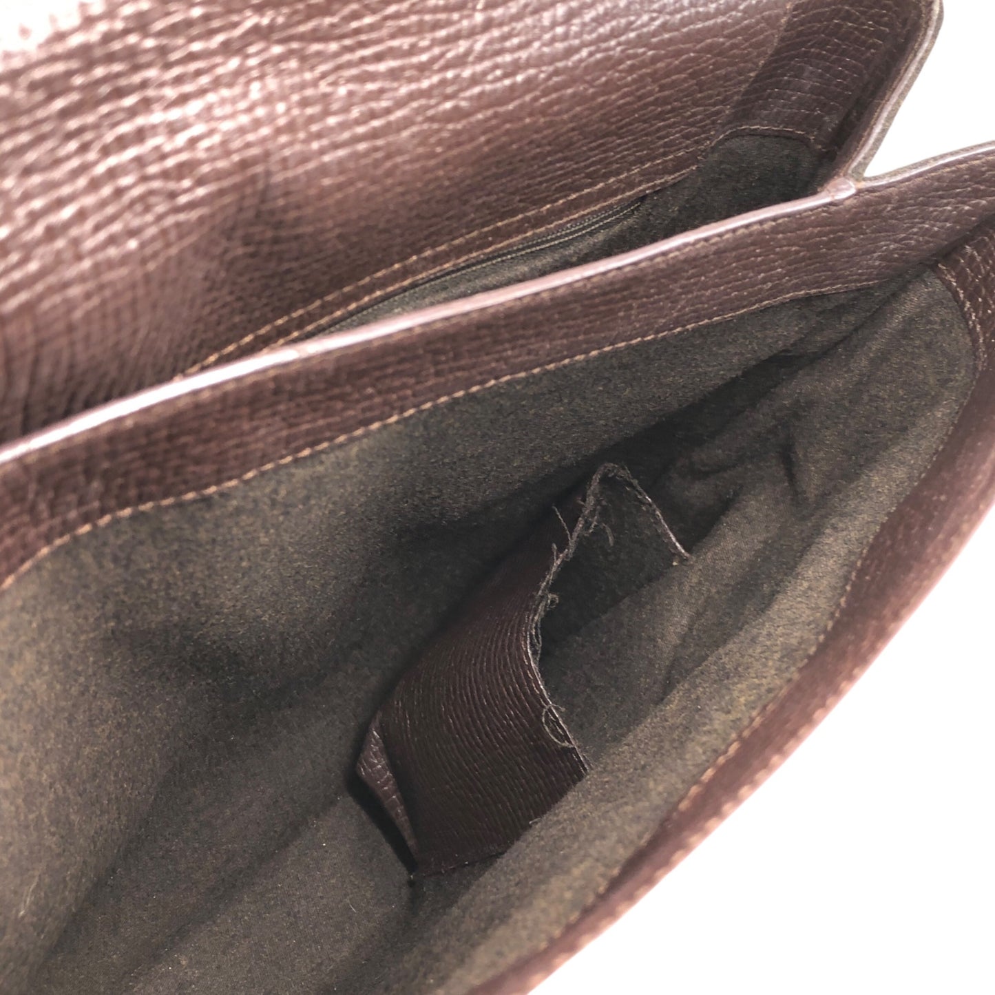 LOEWE Logo Embossed Handbag Brown Vintage zfvfp7