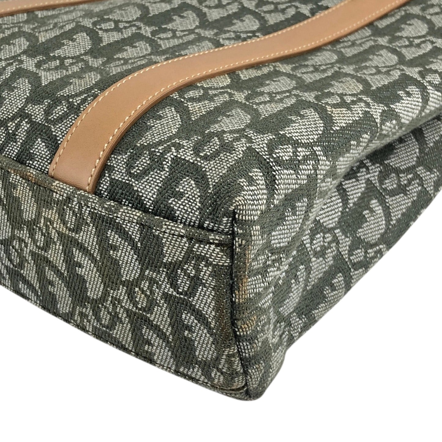 Christian Dior Trotter Handbag Green Vintage vcheai