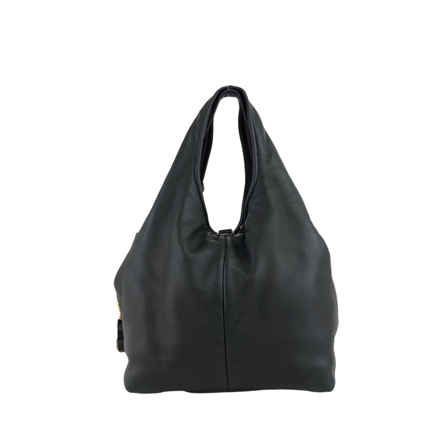 LOEWE Padlock Handbag Black Vintage 3b6srk