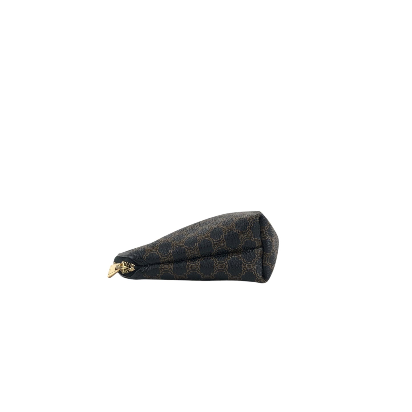 CELINE Macadam Blason Pouch Black Vintage yef5at