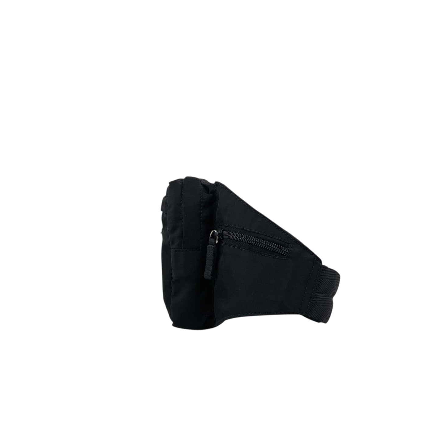 PRADA Tessuto Triangle Logo Sling bag Black V210 Vintage st4ma3