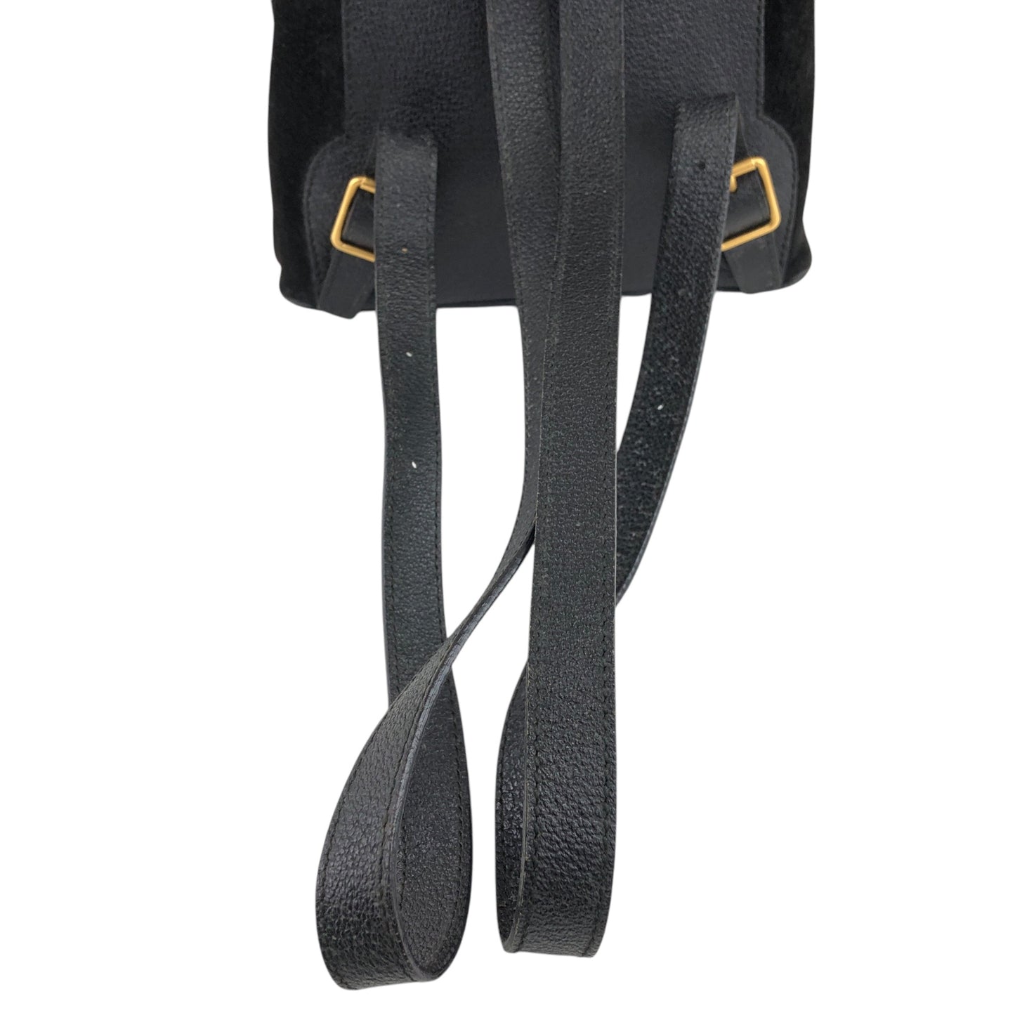 GUCCI Bamboo Backpack Black Vintage sb5ikr