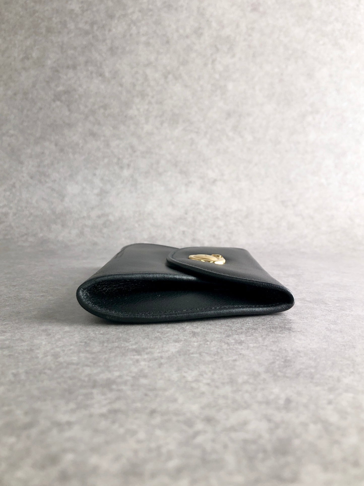 Cartier Coin Purse Black Vintage h4kjzd