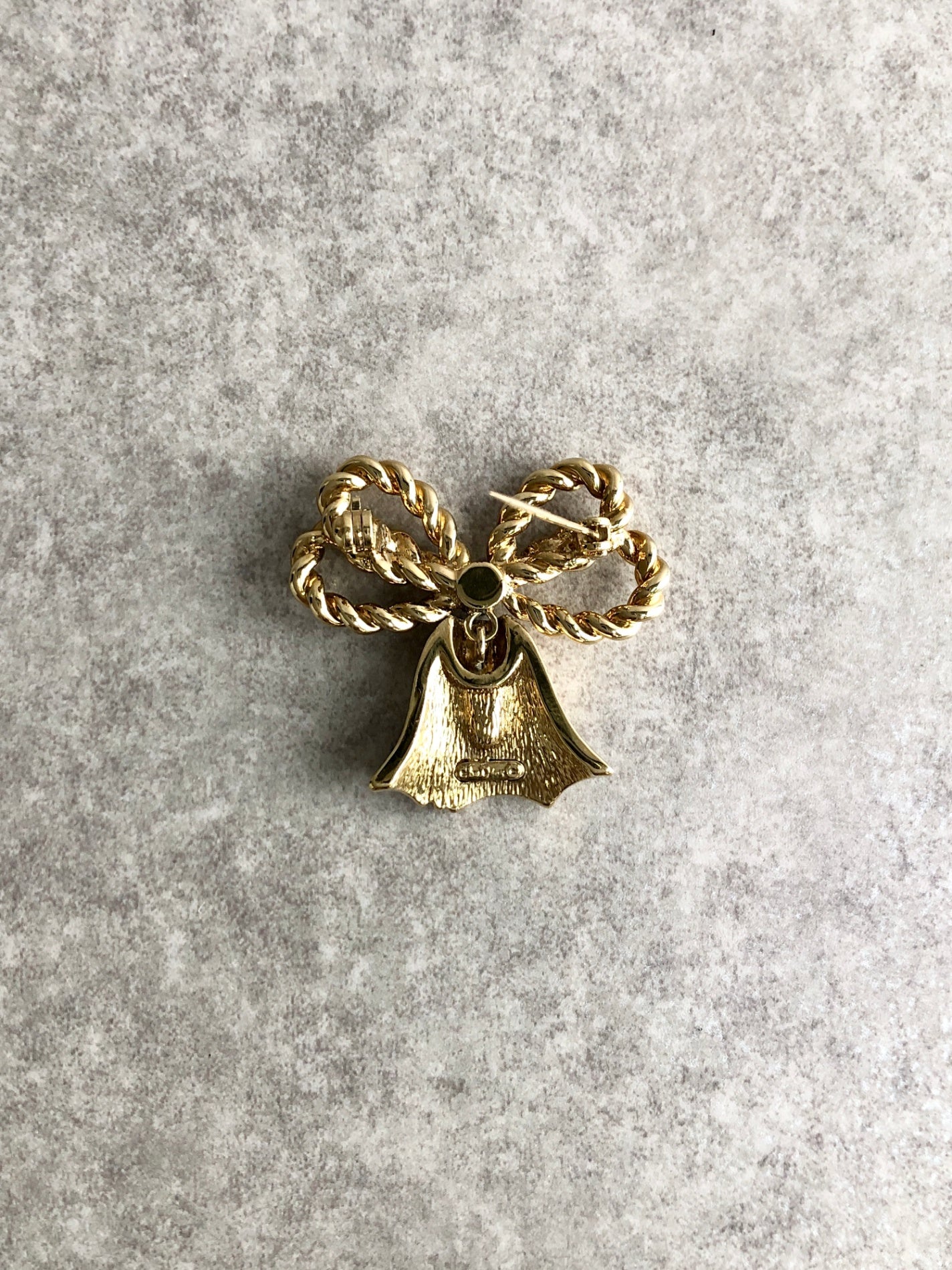 Christian Dior Brooch Gold Vintage j37x4j