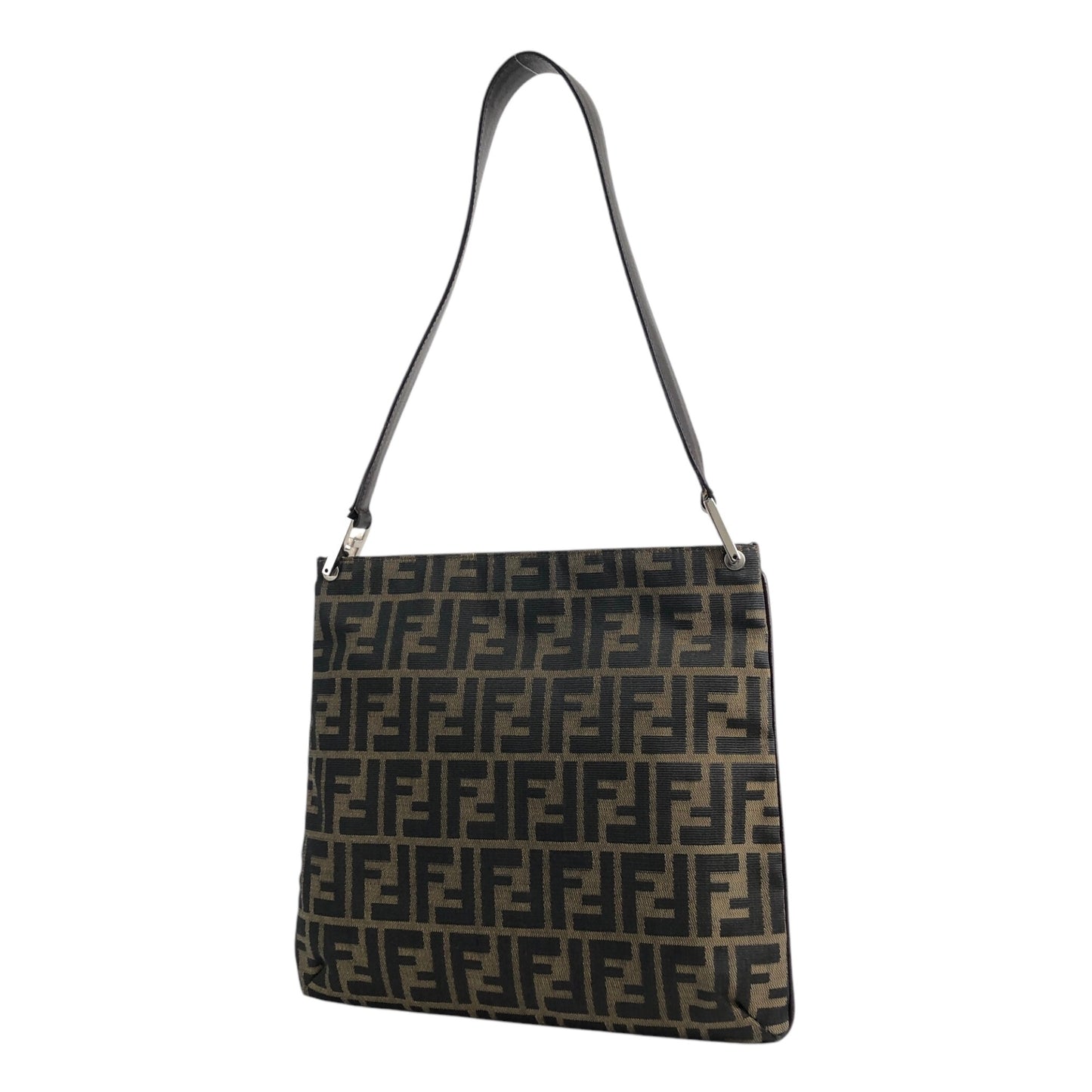 FENDI Zucca Shoulder bag Brown Vintage 3s7dpf