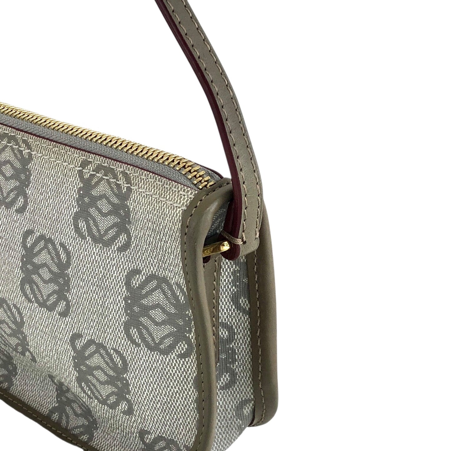 LOEWE Anagram Padlock Small Handbag Gray Vintage npexnd