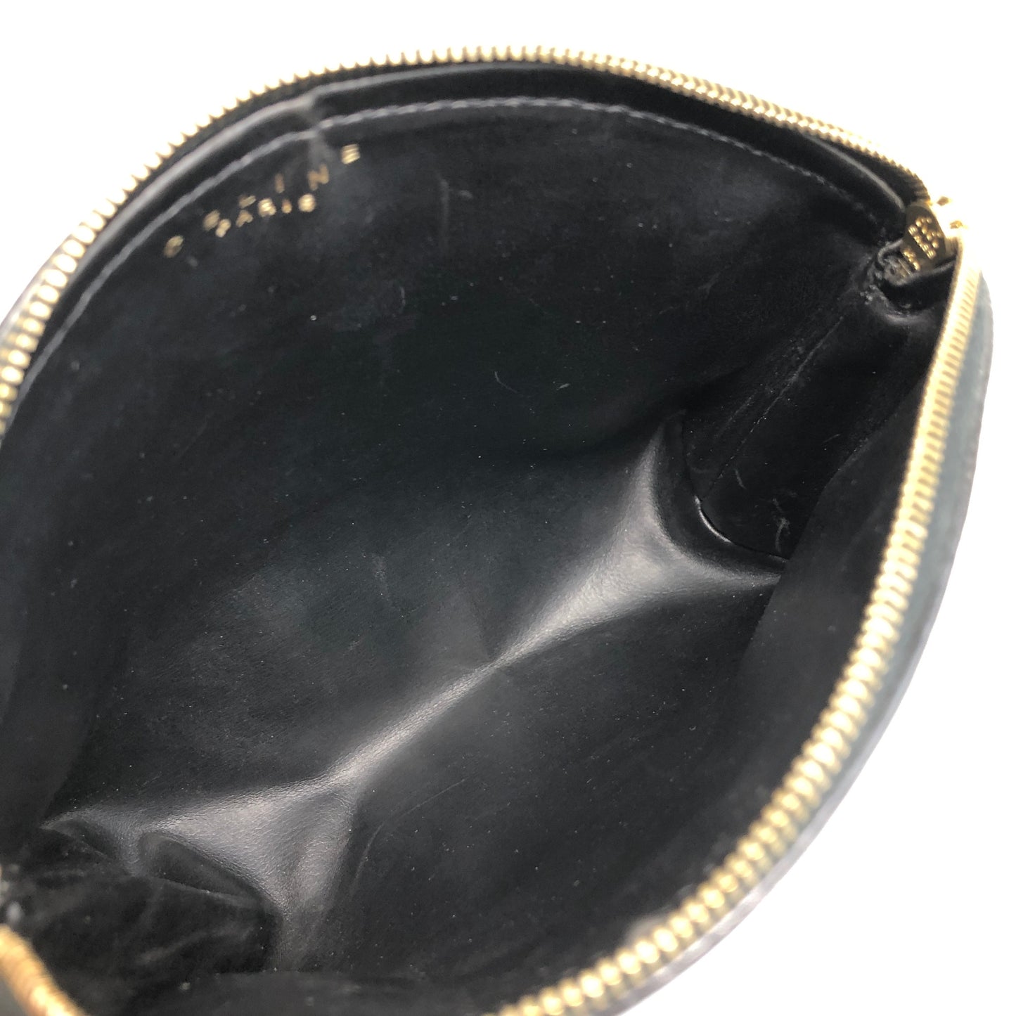 CELINE Macadam Blason Pouch Black Vintage yef5at