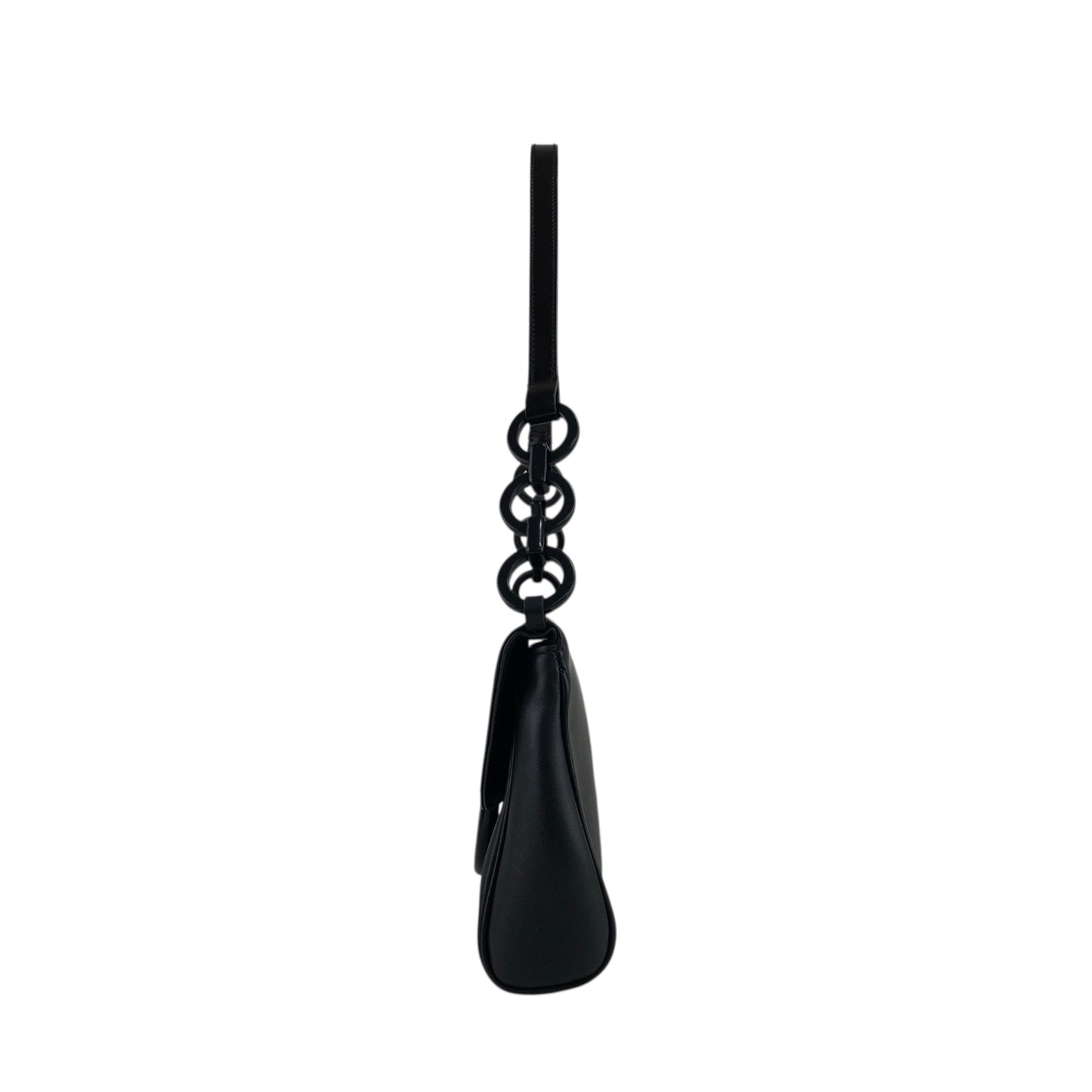 Salvatore Ferragamo Gancini 單肩包 Hobobag 黑色 復古 5vrh26