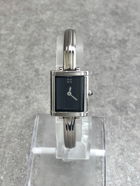 Yves Saint Laurent Quartz Watch Silver×Black 5920-H15441 Vintage 3i4dv4