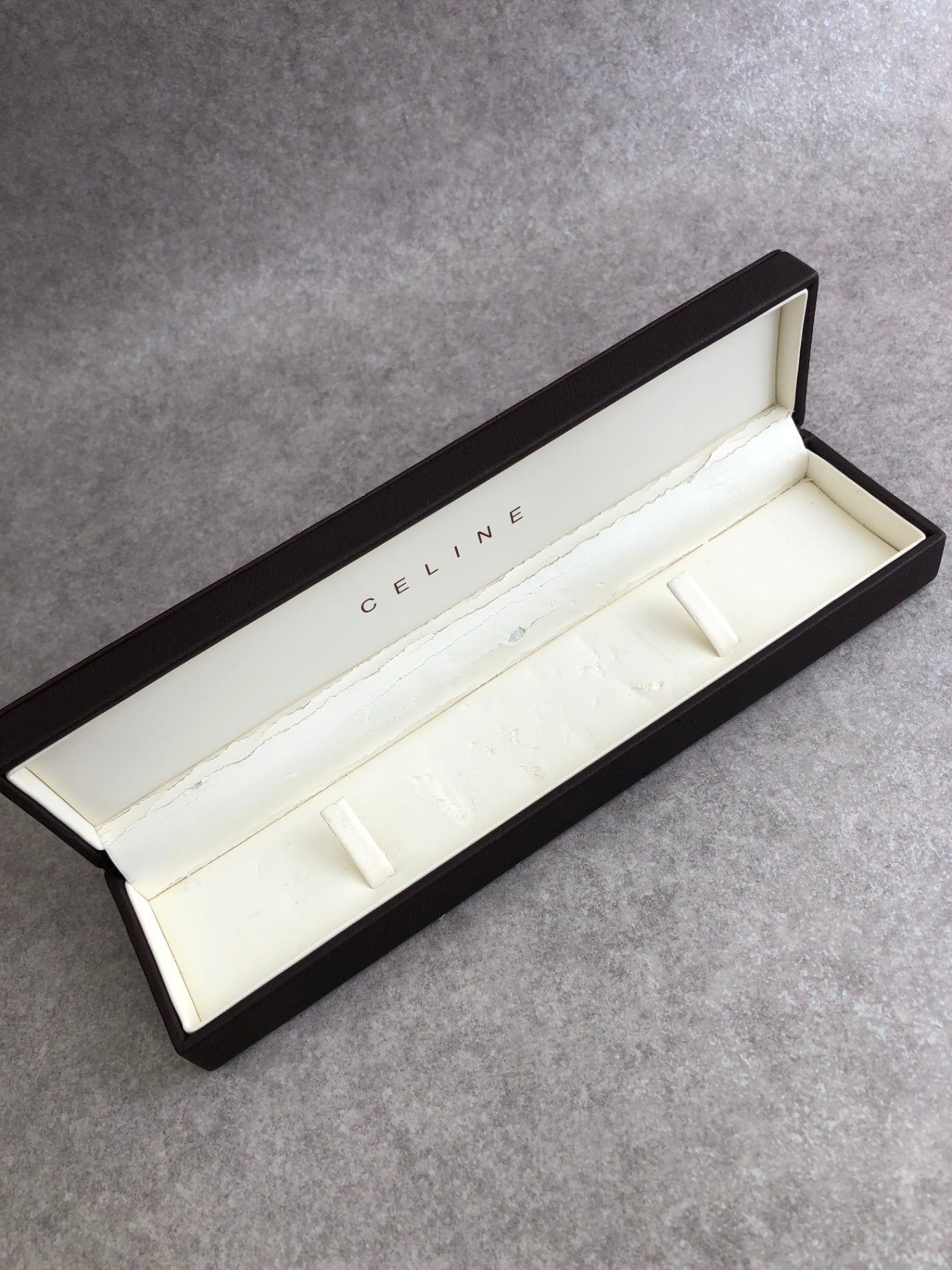 CELINE Blason Quartz Watch Black Vintage yvw3tu