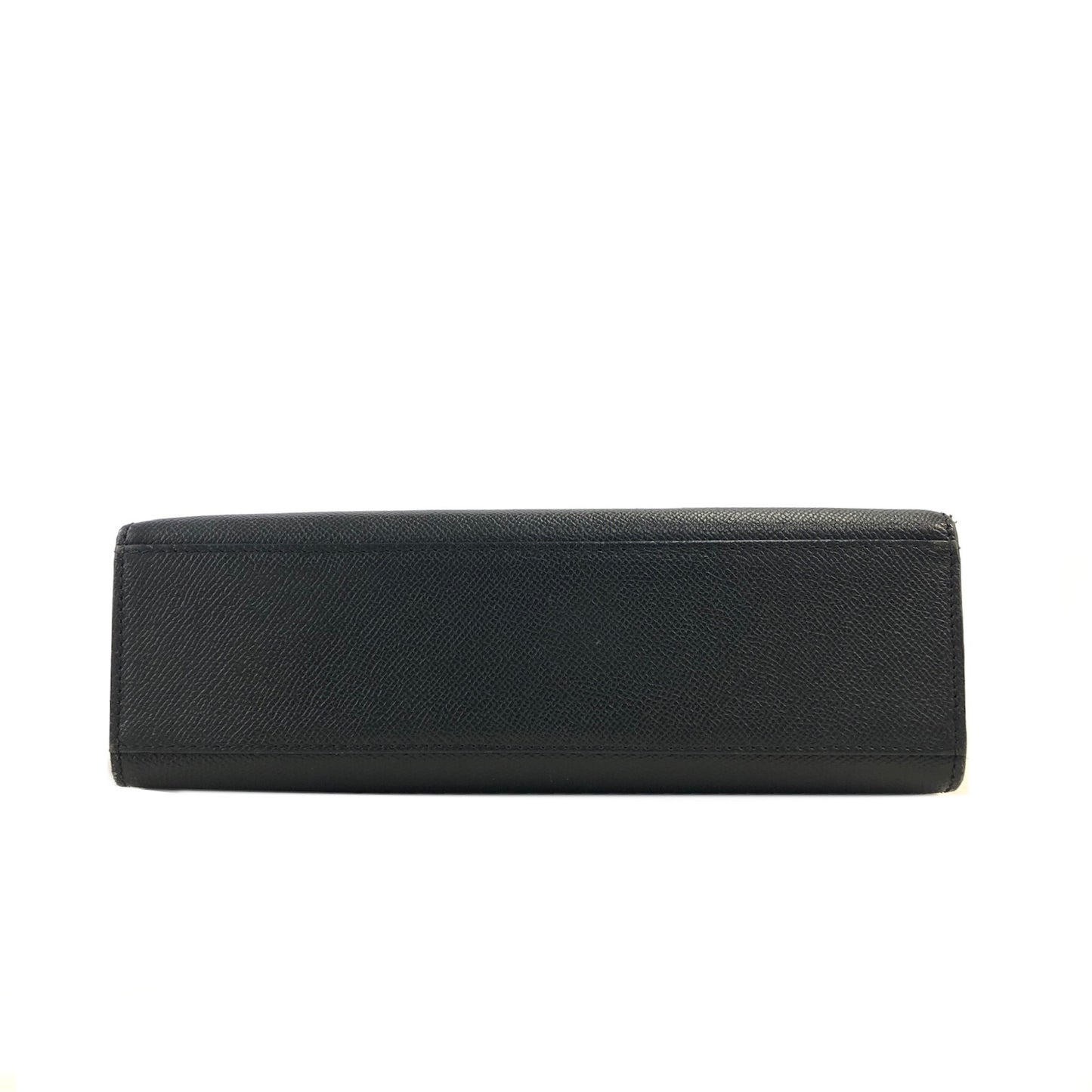 CELINE Turn Lock Leather Totebag Black Vintage pbjww6