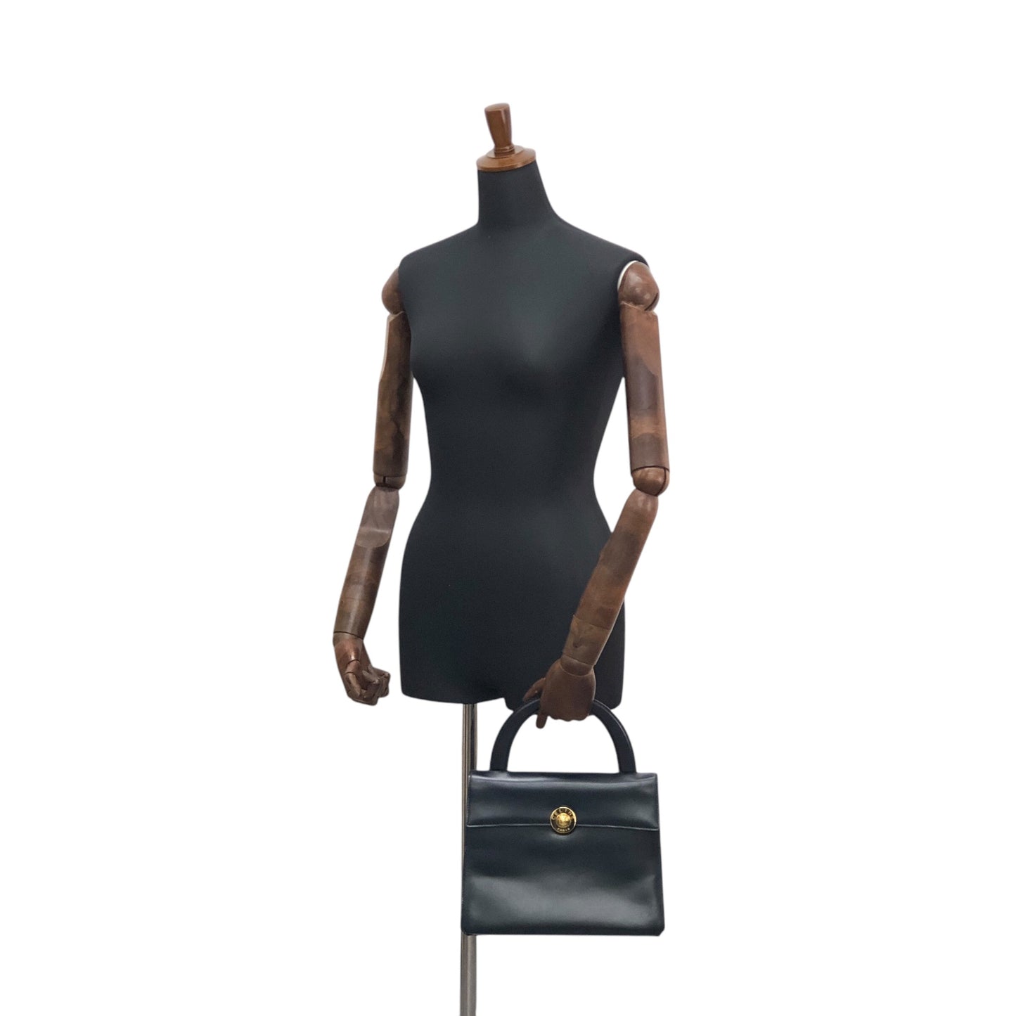 CELINE Starball Handbag Navy Vintage 5k3k8c