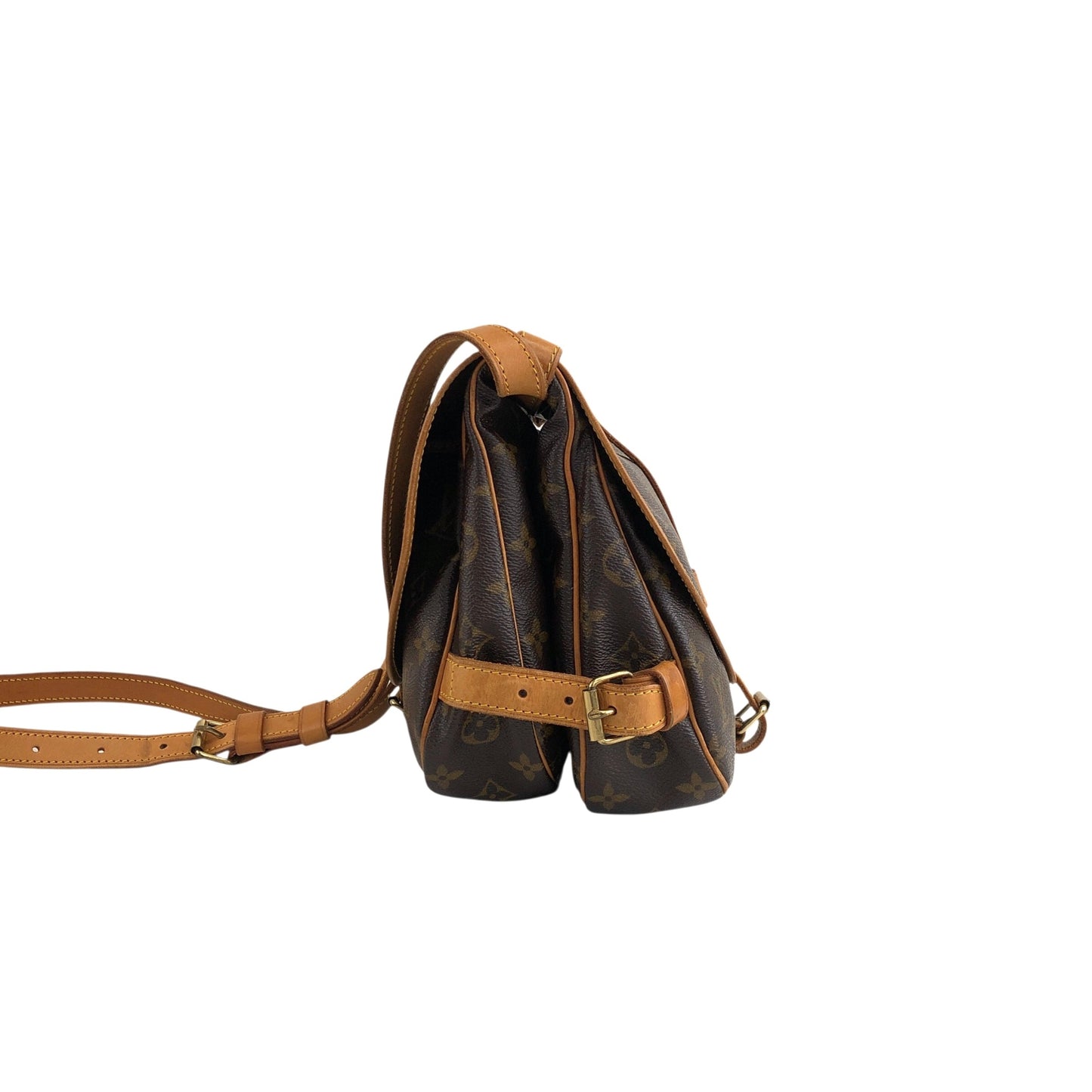 LOUIS VUITTON Monogram Shoulder bag Brown M42256 Vintage eirzhg