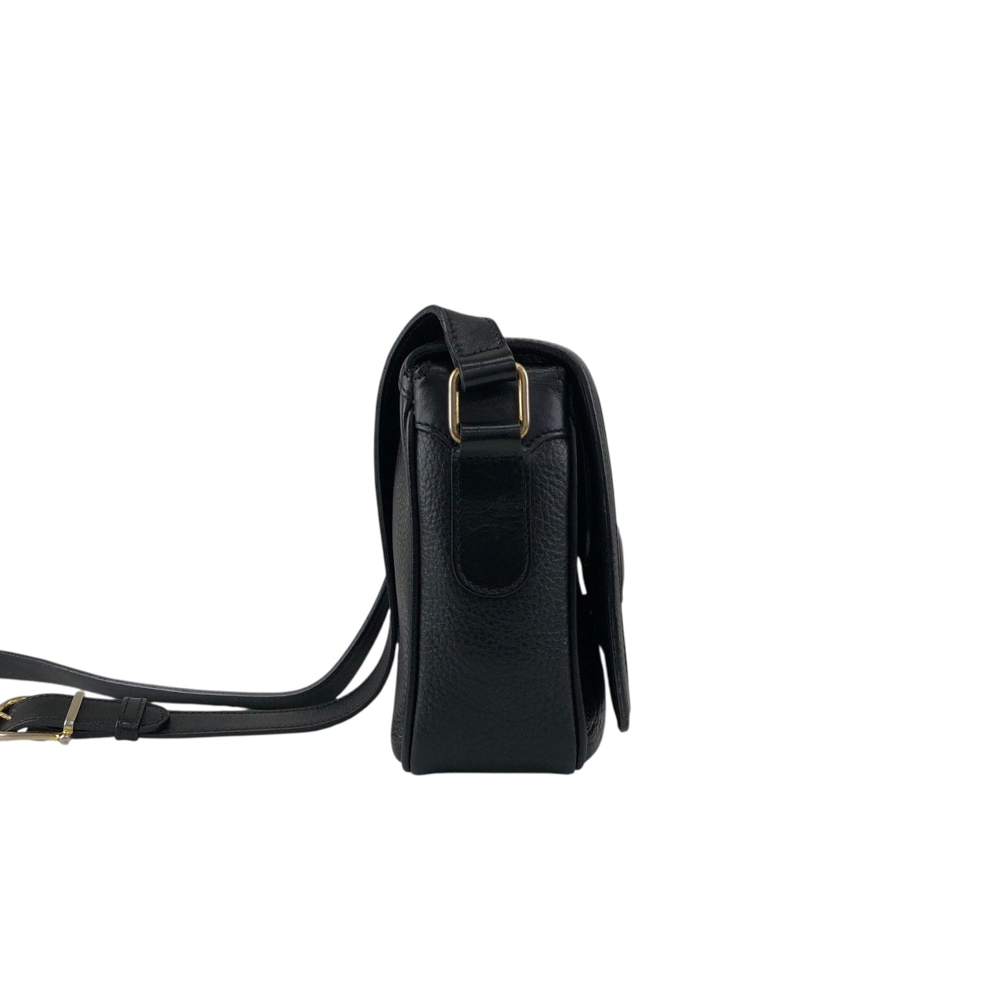 CELINE Blason Shoulder bag Black Vintage ted3ve