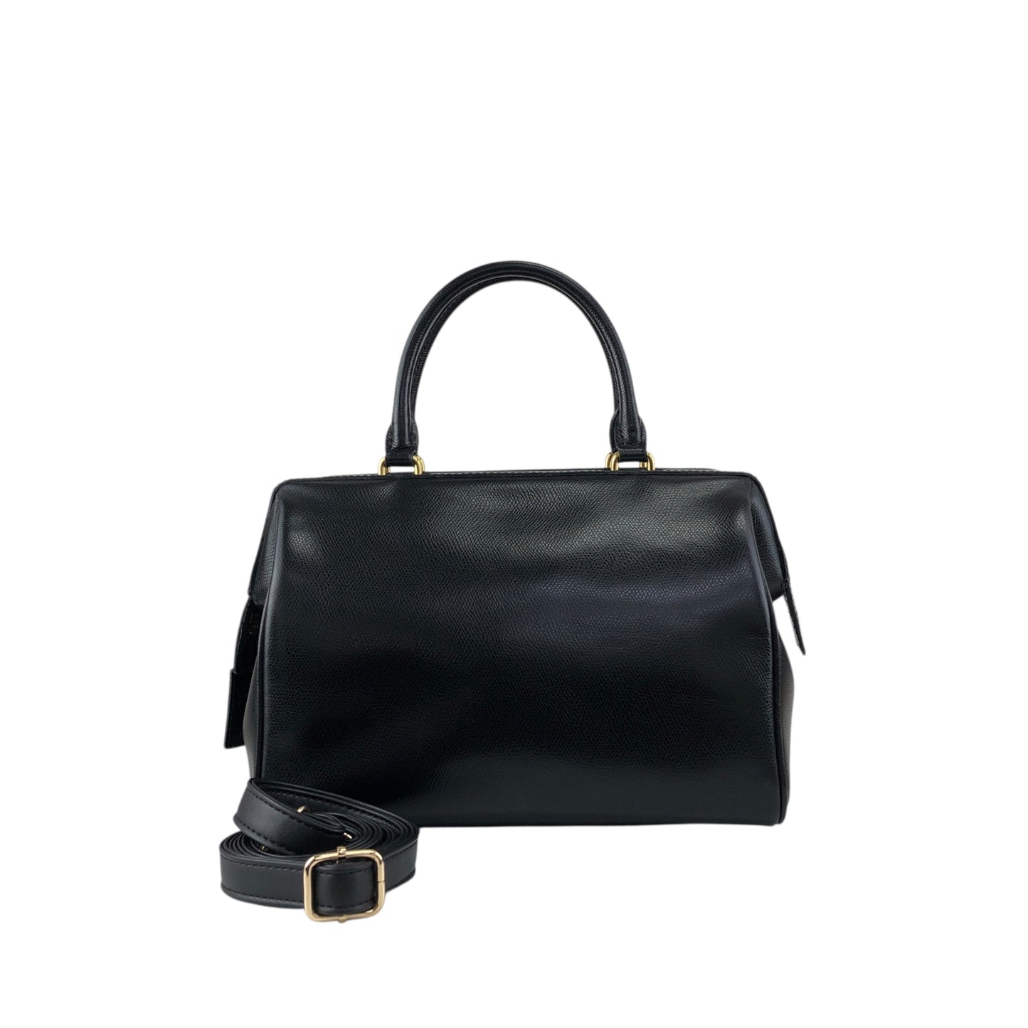 CELINE Two-way Small Boston bag Shoulder bag Black Vintage mh45yy