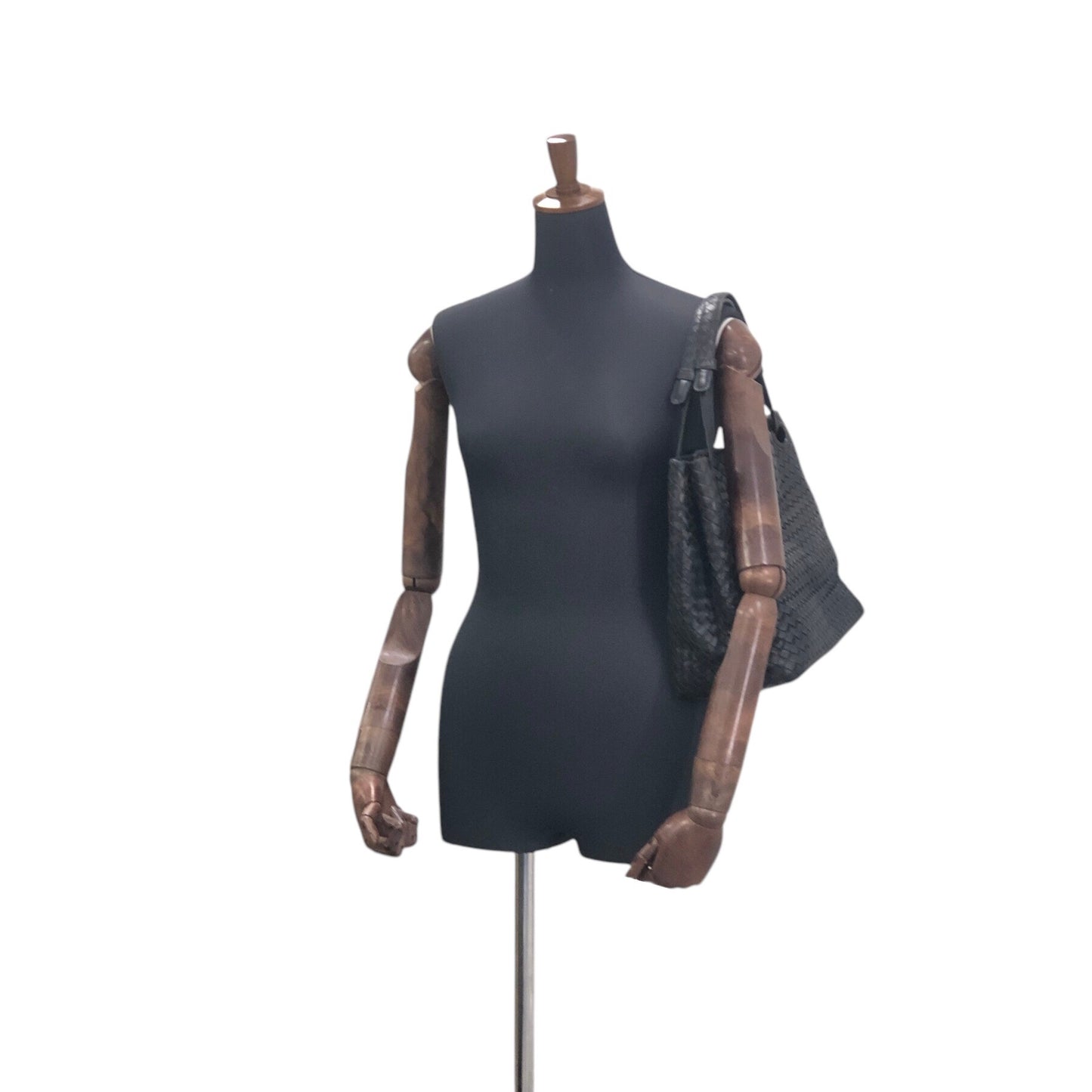 Bottega Veneta Intrecciato 單肩包 黑色 Vintage 4ytbbh