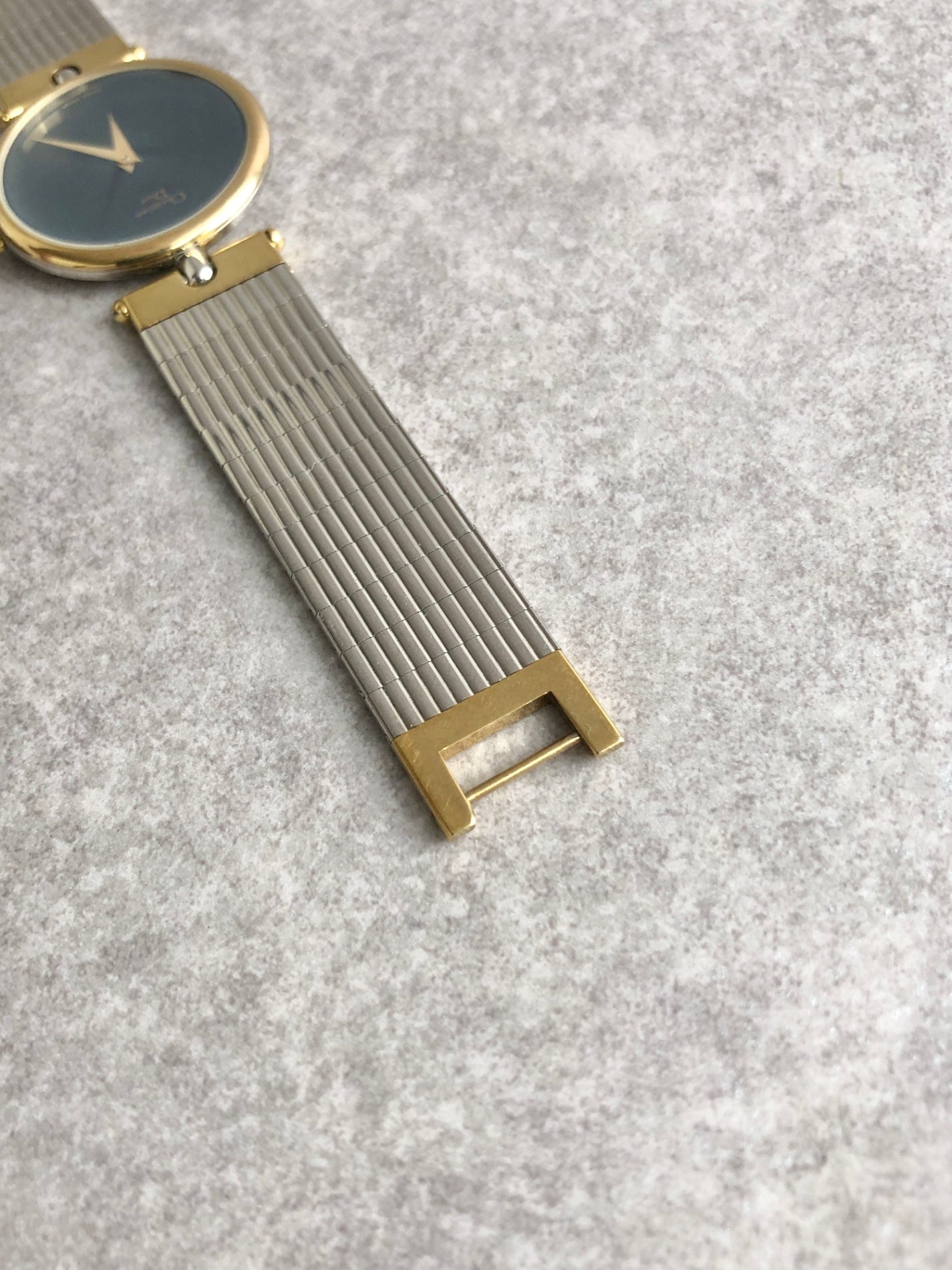 Christian Dior Quartz Watch Silver×Gold Vintage m8wvnb