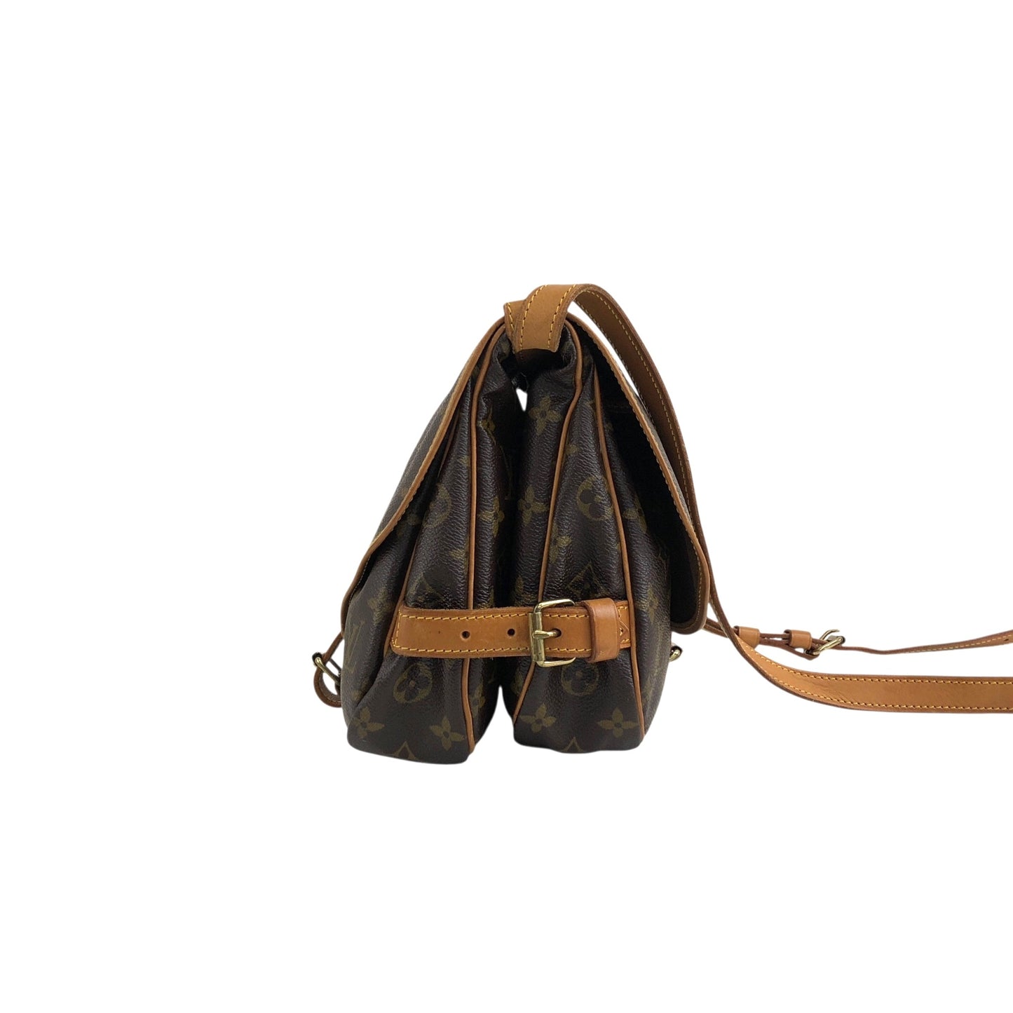 LOUIS VUITTON Monogram Shoulder bag Brown M42256 Vintage eirzhg