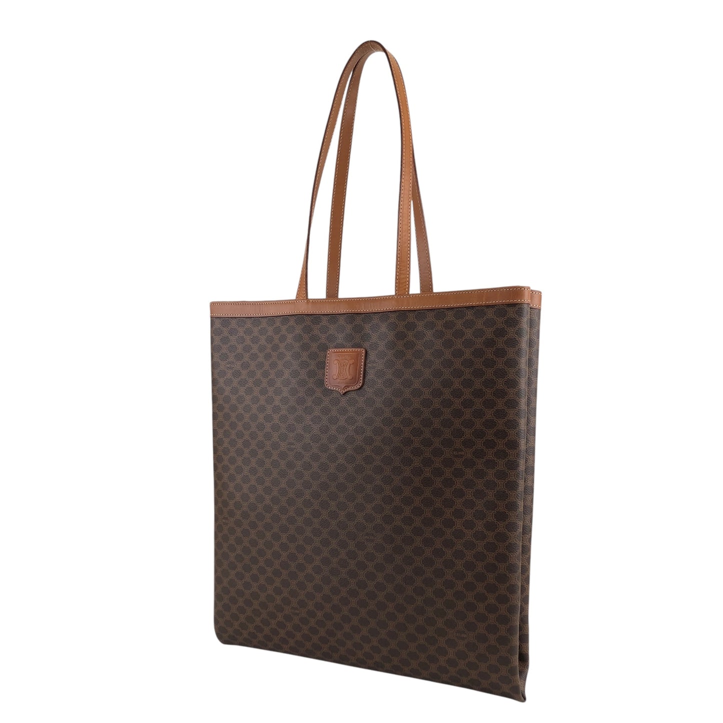 CELINE Macadam Blason Totebag Brown Vintage itx5ur