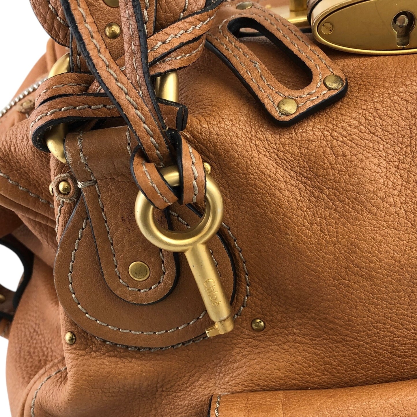 Chloe Handbag Brown Vintage chxesf