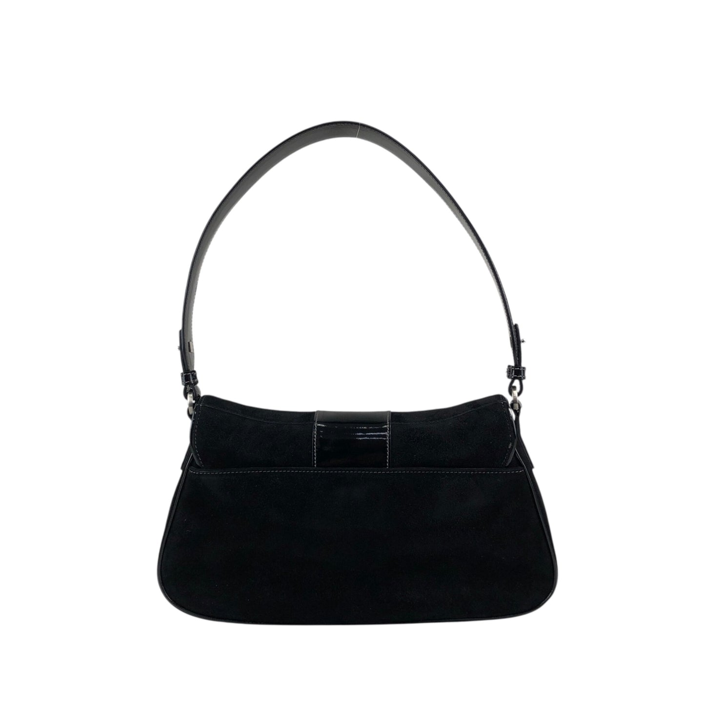 Salvatore Ferragamo Gancini Shoulder bag Black Vintage p6iss8